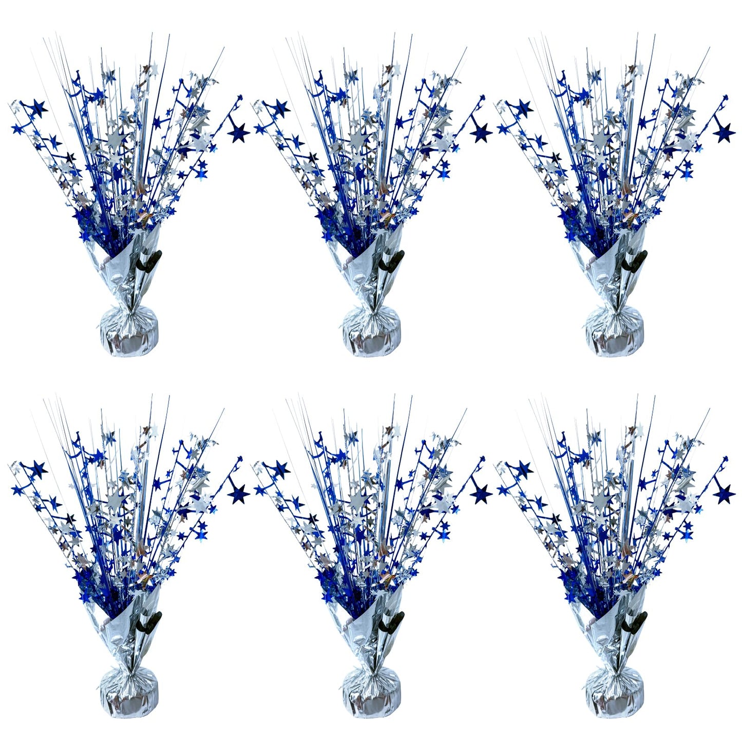 Birthday Table Centerpiece Party Decoration Foil Spray Centerpiece Tabletop