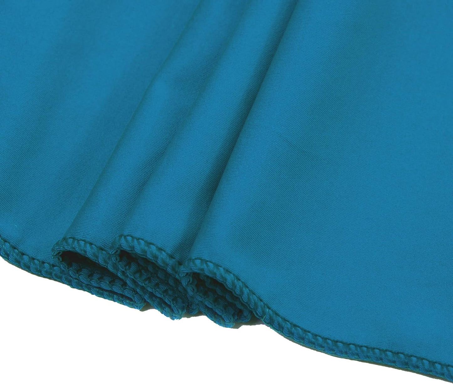 MDS Pack of 150 Spandex Chair Sashes Bows Elastic Stretch Dining Chair Bands Ties Without Slider Buckle Universal fits for Wedding Baby Shower Birthday Party Banquet Event Decoration - Dark Teal