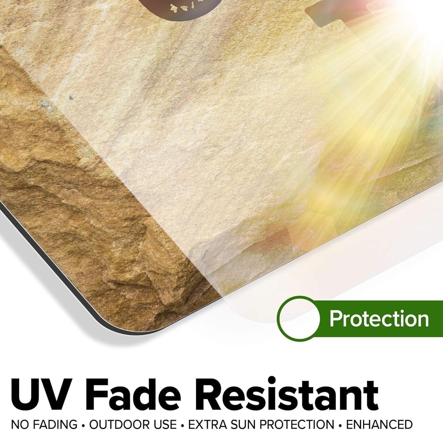 Custom Sign, Custom Street Sign, 11 Font Colors, 13 Font Styles, 4 Hole Options, 22 Sizes, 9x18 Inches, Rust Free DiBound, Fade Resistant, Made in USA by My Sign Center (Stone)