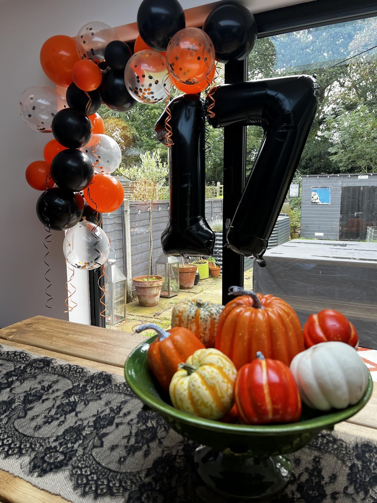 Number Balloons 40 Inch Black 1 Balloon for Birthday Men Party Decorations