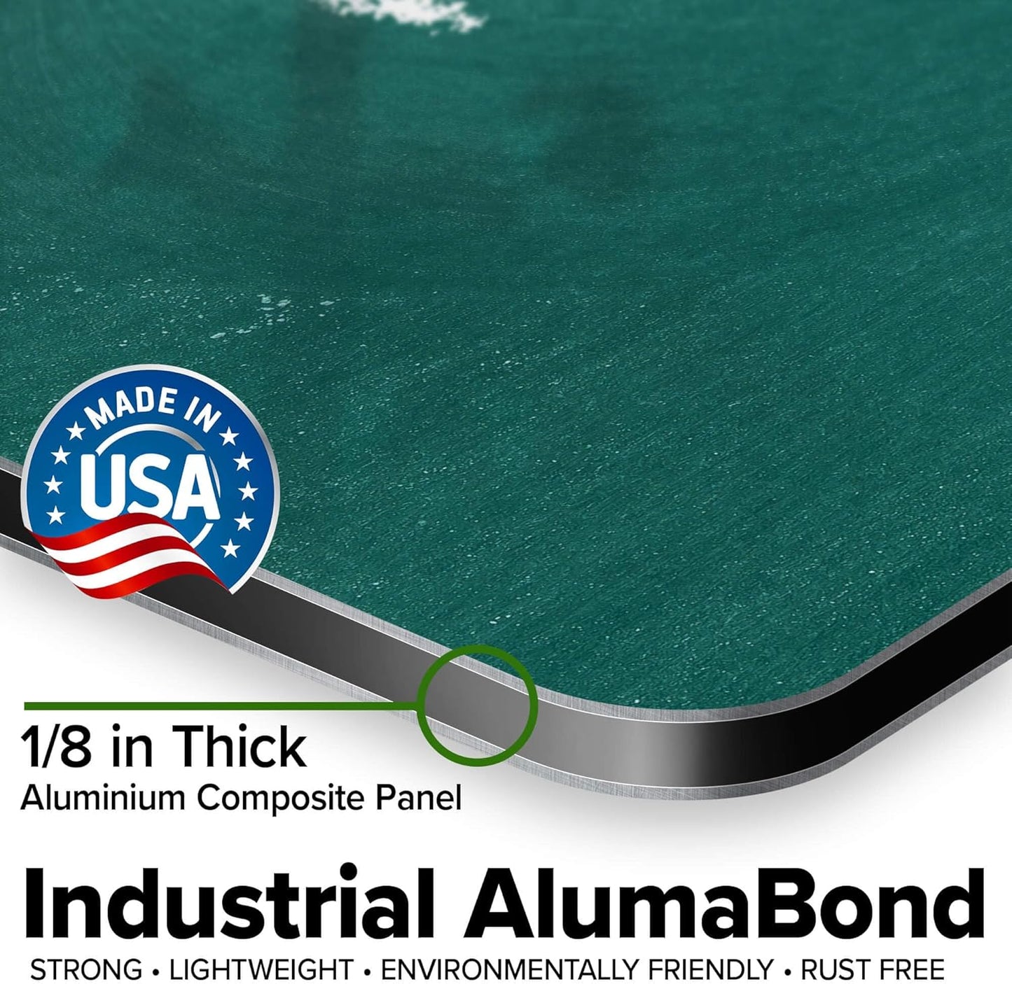 Custom Sign, Custom Street Sign, 11 Font Colors, 13 Font Styles, 4 Hole Options, 22 Sizes, 24x24 Inches, Rust Free DiBound, Fade Resistant, Made in USA by My Sign Center (Chalkboard Green)