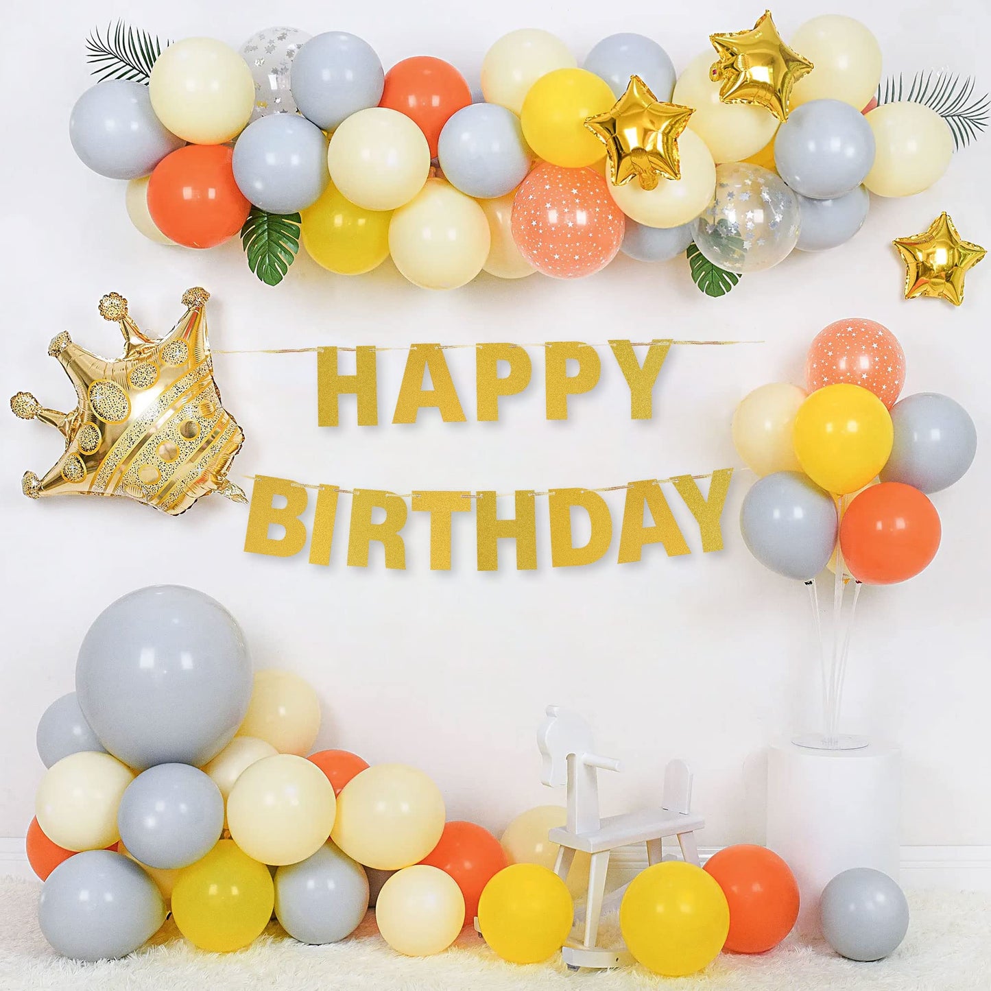 DIY Banner Kit with Letters Glitter Banner Letters Customizable Birthday Banners Graduation Banner