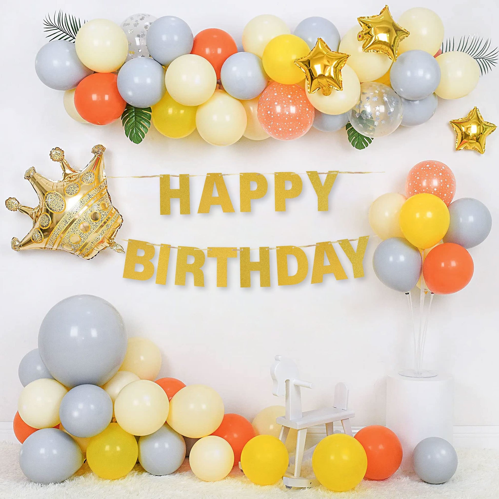 DIY Banner Kit with Letters Glitter Banner Letters Customizable Birthday Banners Graduation Banner