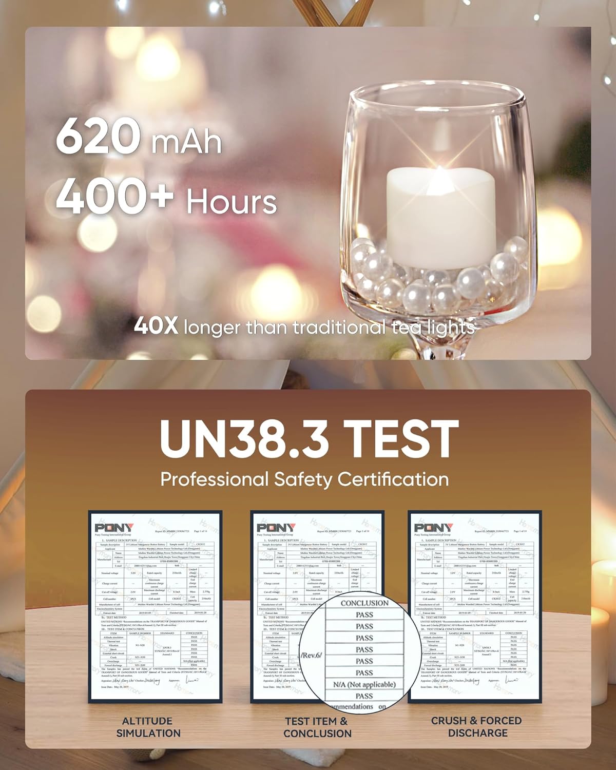 Homemory 24pcs Remote Timer LED Tea Lights Candles, 400+Hours Flickering Flameless Battery Operated Votive Candles for Tabletop Lighting, Centerpieces Decor, Holiday Decor