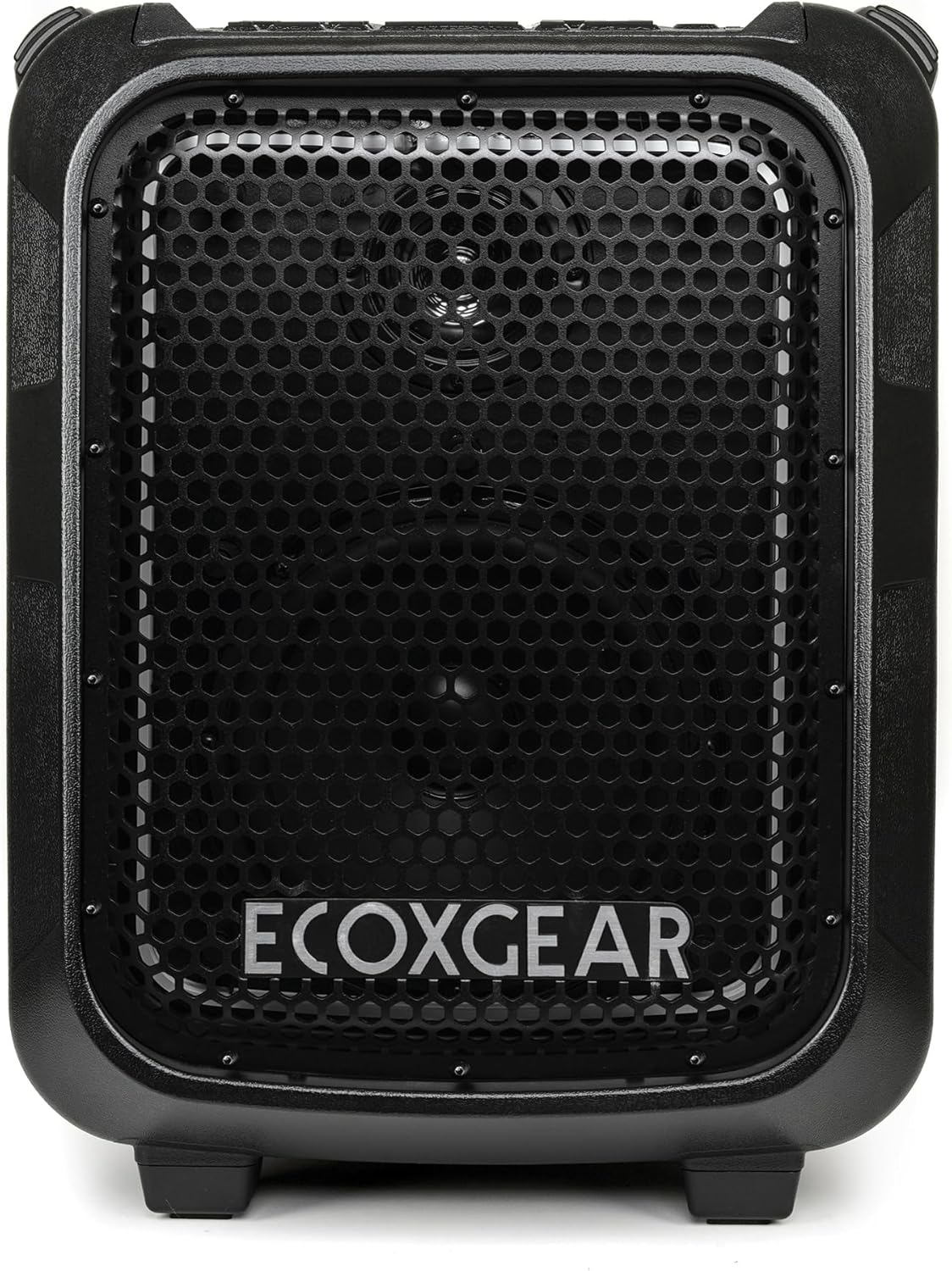 ECOXGEAR: EcoBoulder Ultra – 121dB Loud Rugged Bluetooth 5.1 Speaker, IP67 Waterproof, Drop and dustproof with Party Lights, 50+ Hours runtime, it Even Floats – Black