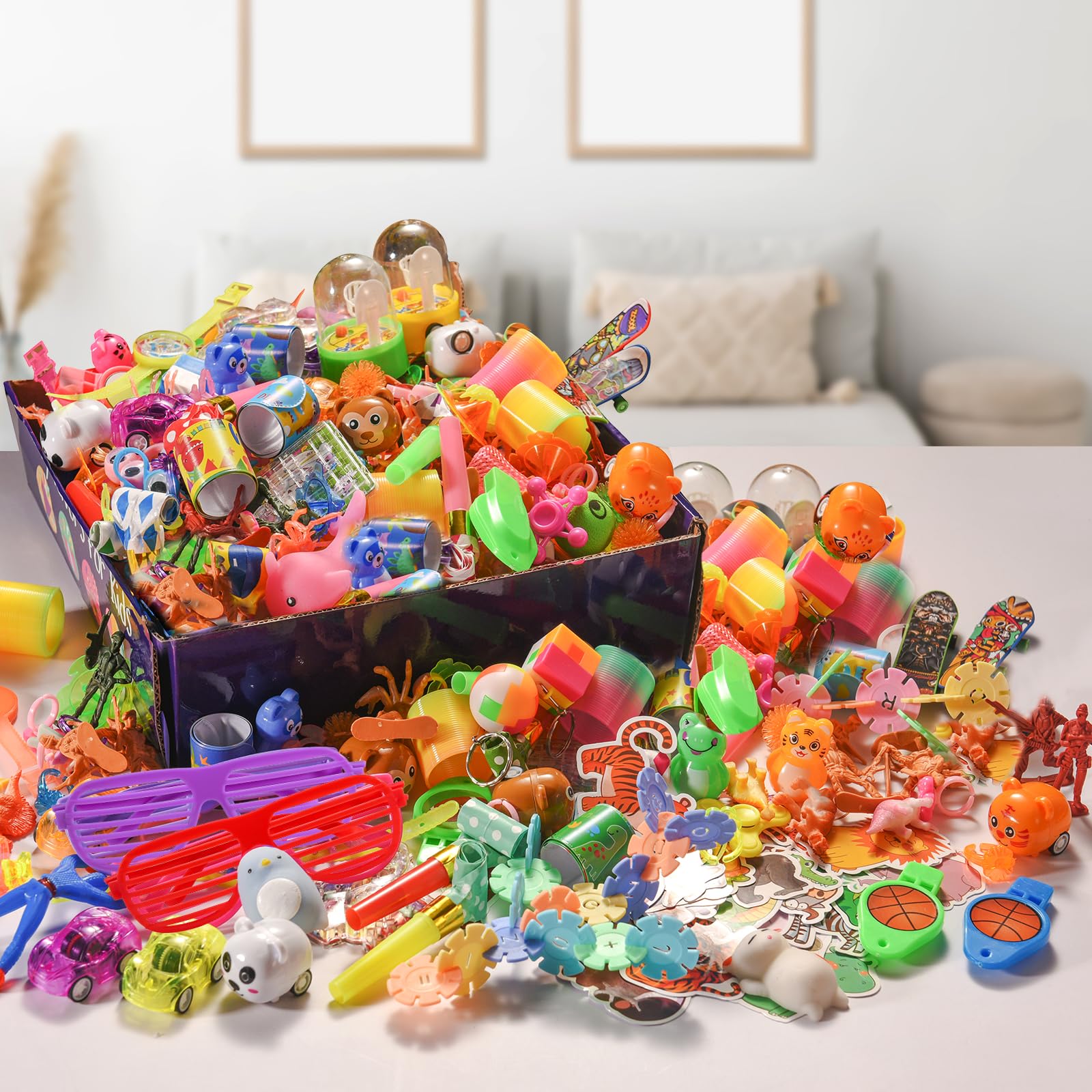 300 PCS Party Favor for Kids Goodie Bags Stuffers, Treasure Box Prizes Toys