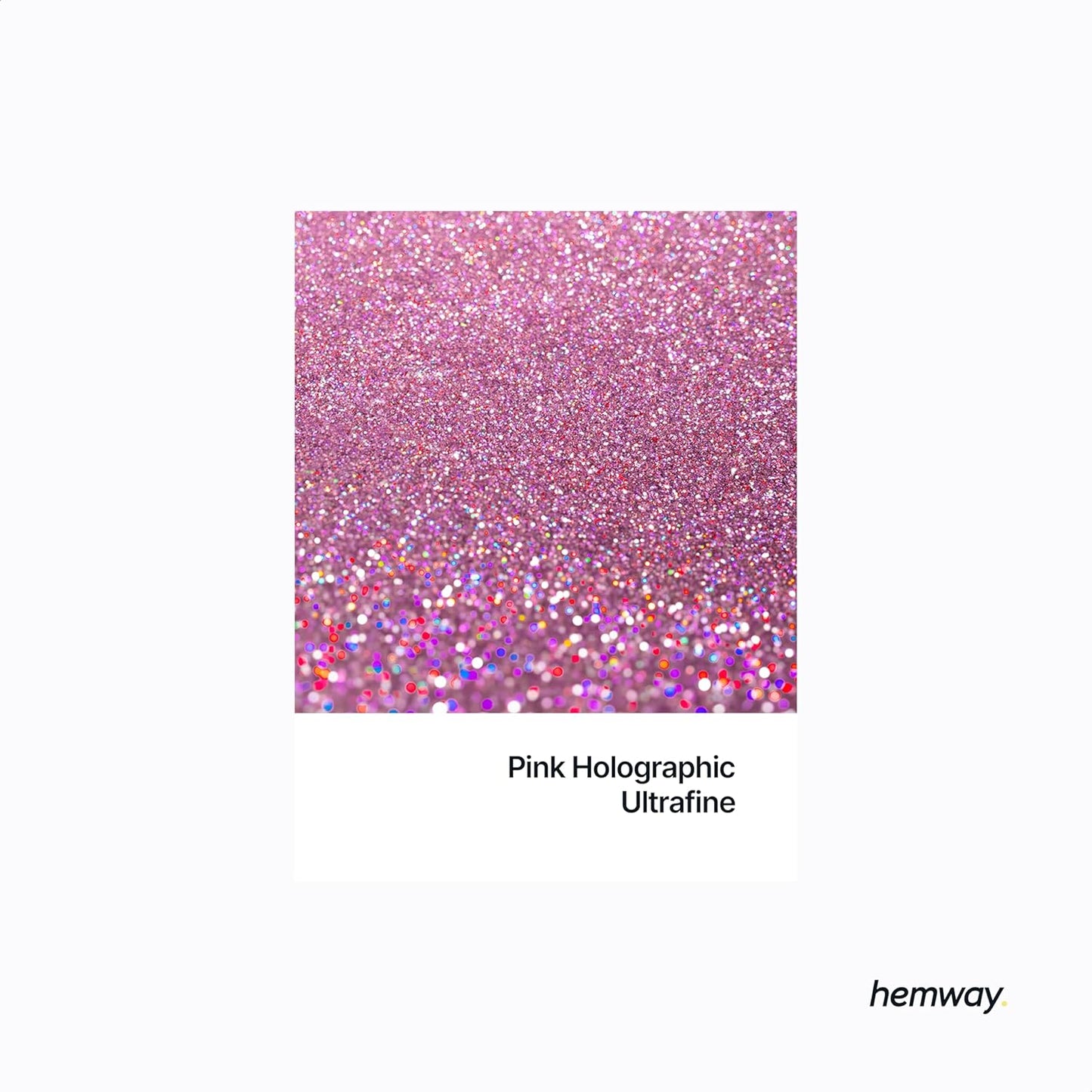 Hemway Eco Friendly Biodegradable Glitter 100g / 3.5oz Bio Cosmetic Safe Sparkle Vegan for Face, Eyeshadow, Body, Hair, Nail and Festival Makeup, Craft - 1/128" 0.008" 0.2mm - Pink Holo