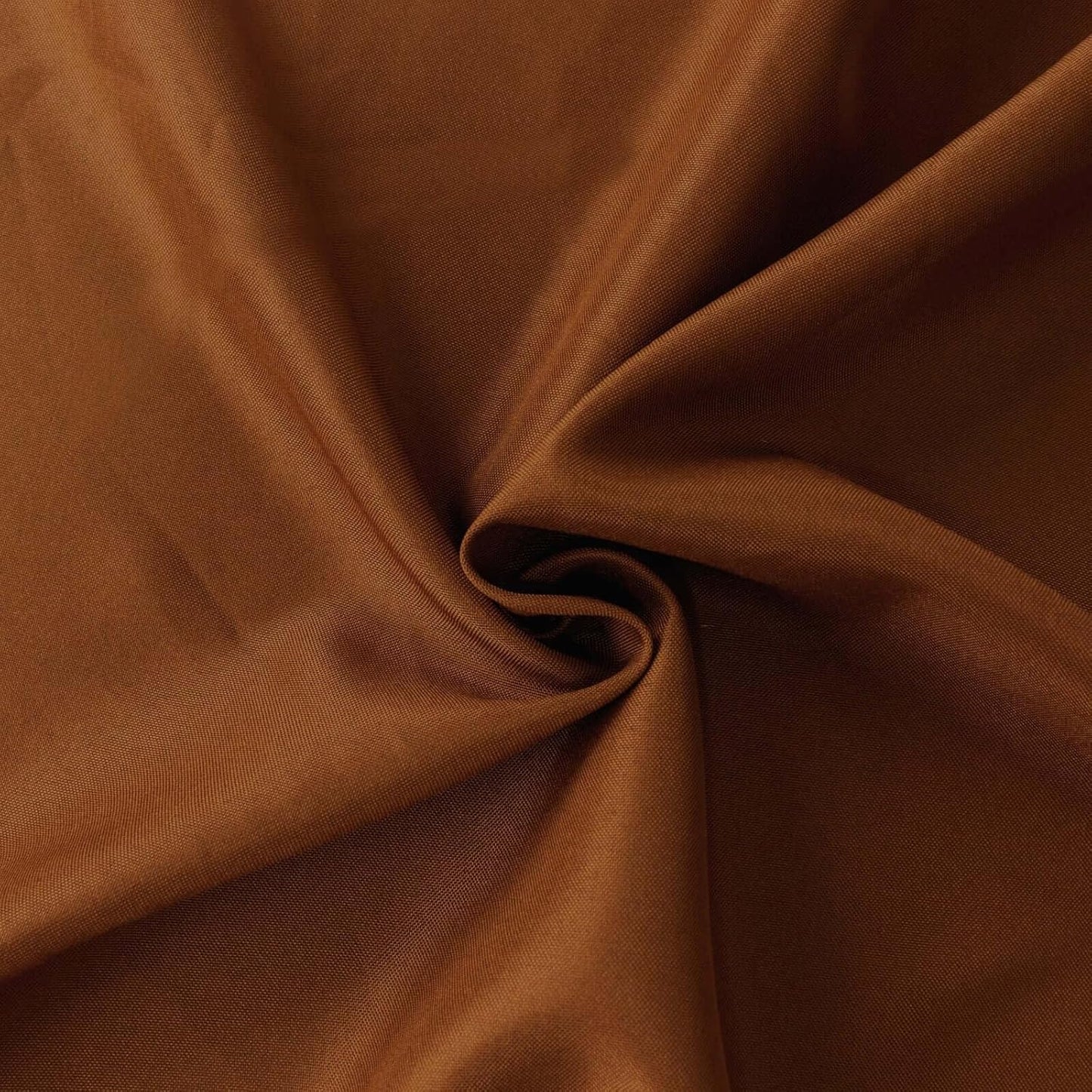 Efavormart Round Tablecloth, 90 Inch Stain & Wrinkle Resistant Washable Table Cloth, Decorative Polyester Fabric Table Cover for Banquet, Wedding, Dining- Brown