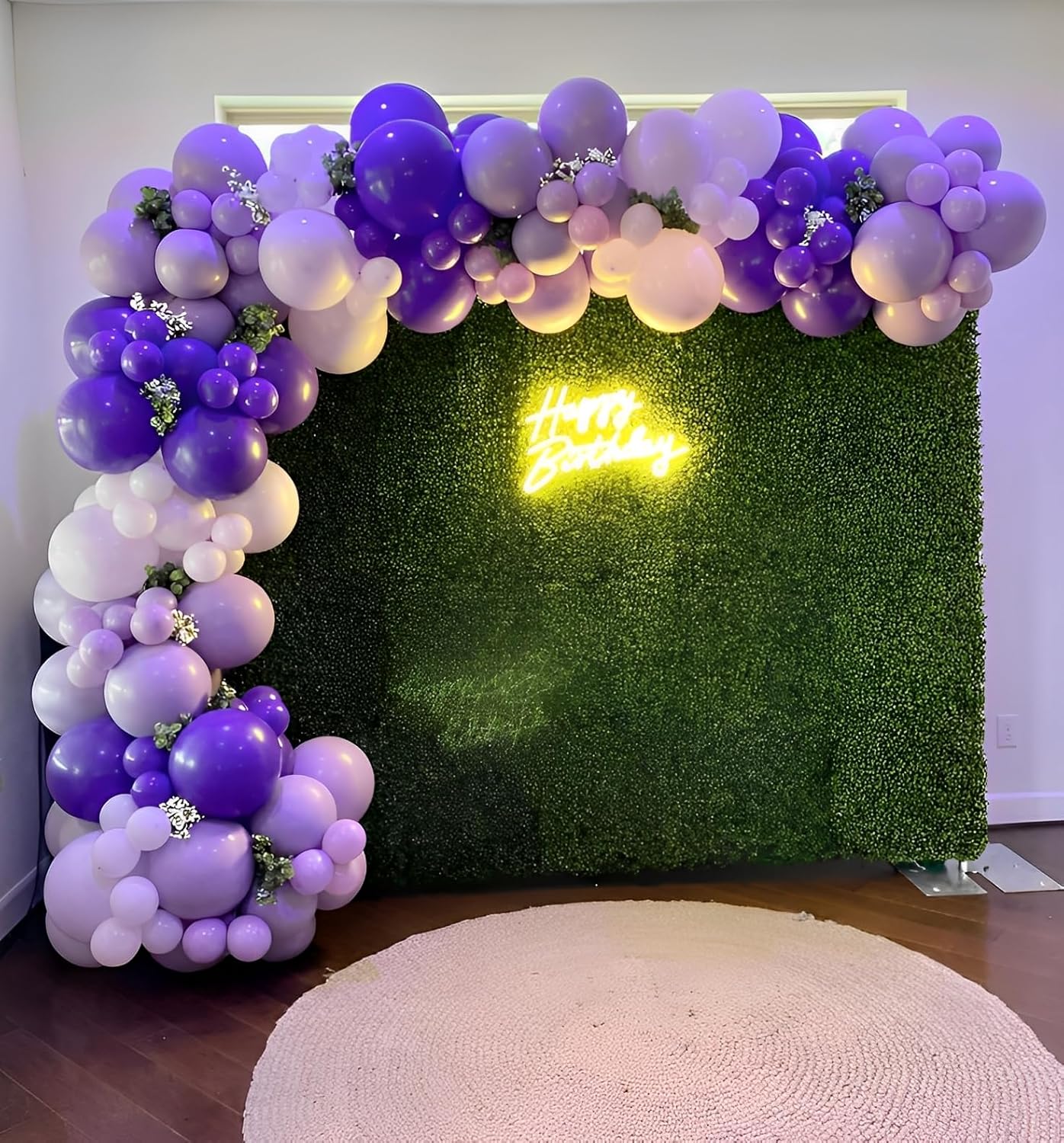 Purple Balloons Royal Purple Balloon, 50PCS Metallic Purple Confetti Latex Balloons Party Decorations 12 Inch for Birthday,Graduation,Bridal Shower,Wedding Decorations