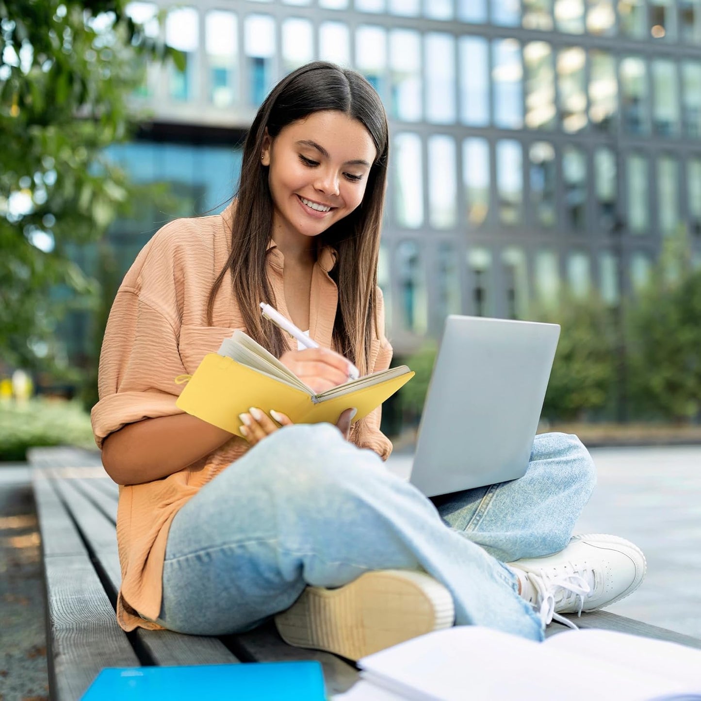 Aneco 50 Sets Pocket Notebook Journals with Pens, A6 Mini Hardcover PU Leather Lined Notebooks 3.5 x 5.5 Inch College Ruled Notepad With Pen Holder for Office School Supplies, Pastel Color