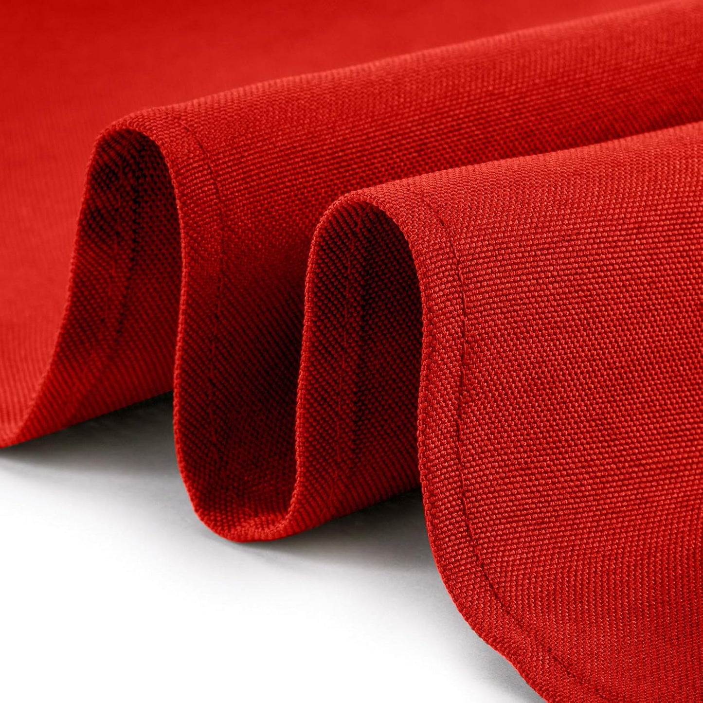 Lann's Linens - 10 Premium 90" x 156" Tablecloths for Wedding/Banquet/Restaurant - Rectangular Polyester Fabric Table Cloths - Red