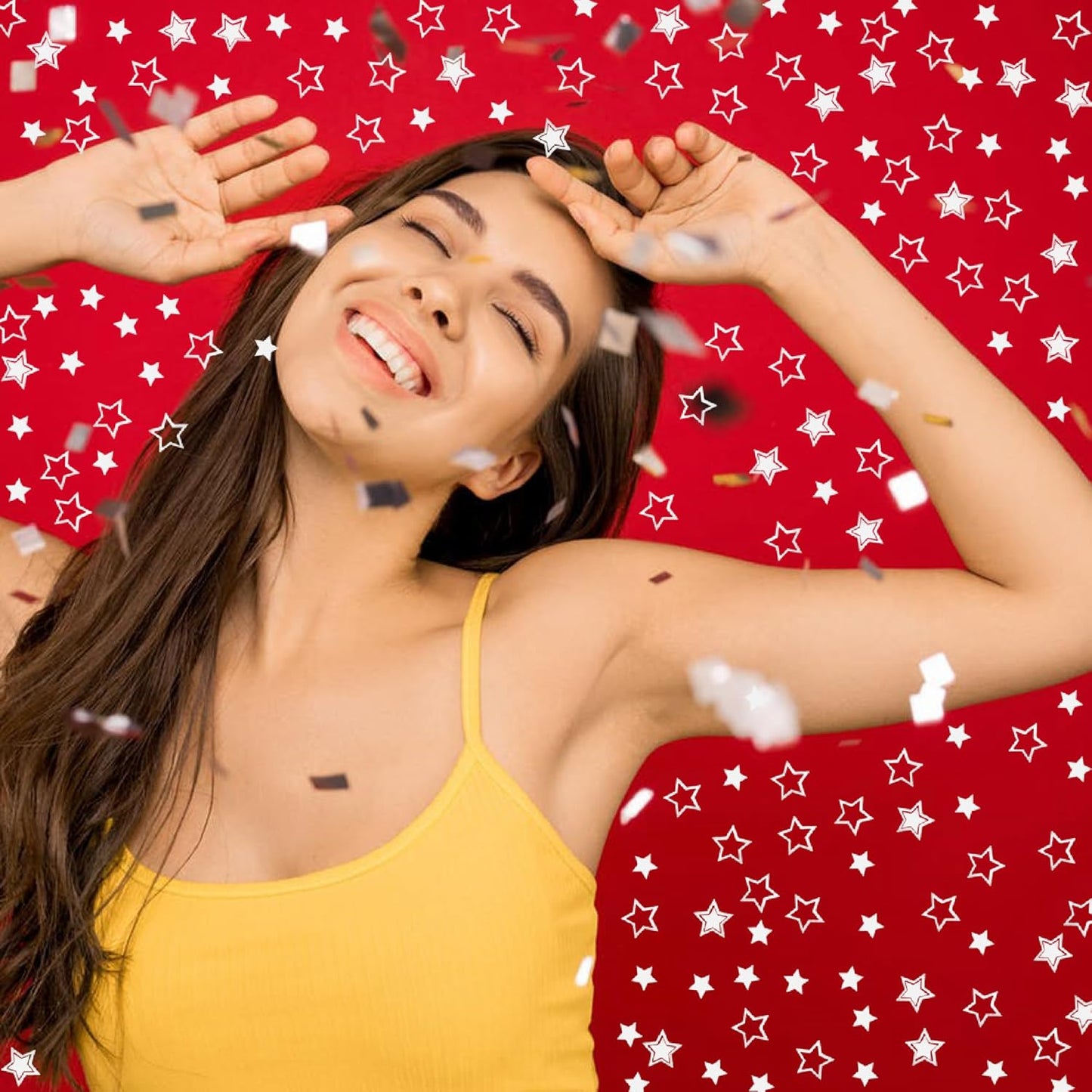 Confetti Star Sequins Table Confetti Metallic Foil Sprinkles or DIY Birthday Wedding Engagemetn Christamas New Year Theme Party Celebrations Favor Party Supplies(Silver,2 SIZE)