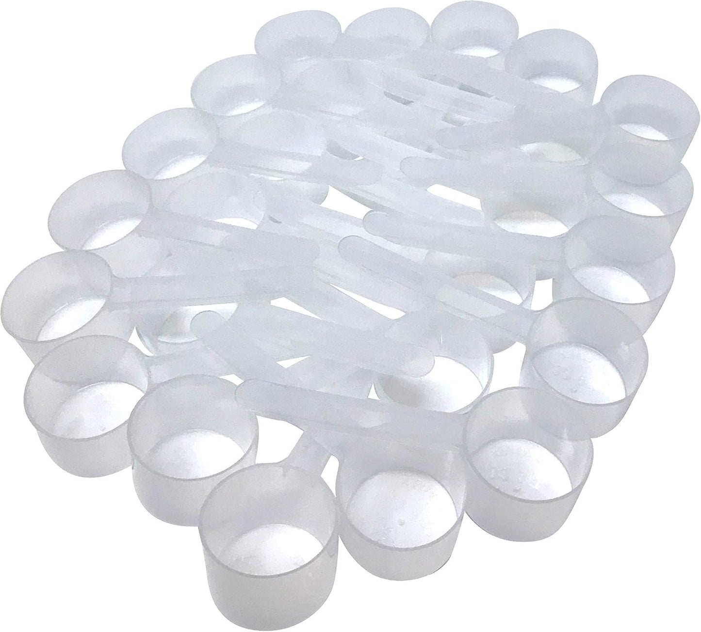 2 Tablespoon (1/8 Cup | 1 Oz. | 6 Teaspoon | 29.6 mL) Long Handle Scoop for Measuring Coffee, Pet Food, Grains, Protein, Spices and Other Dry Goods (Pack of 25)