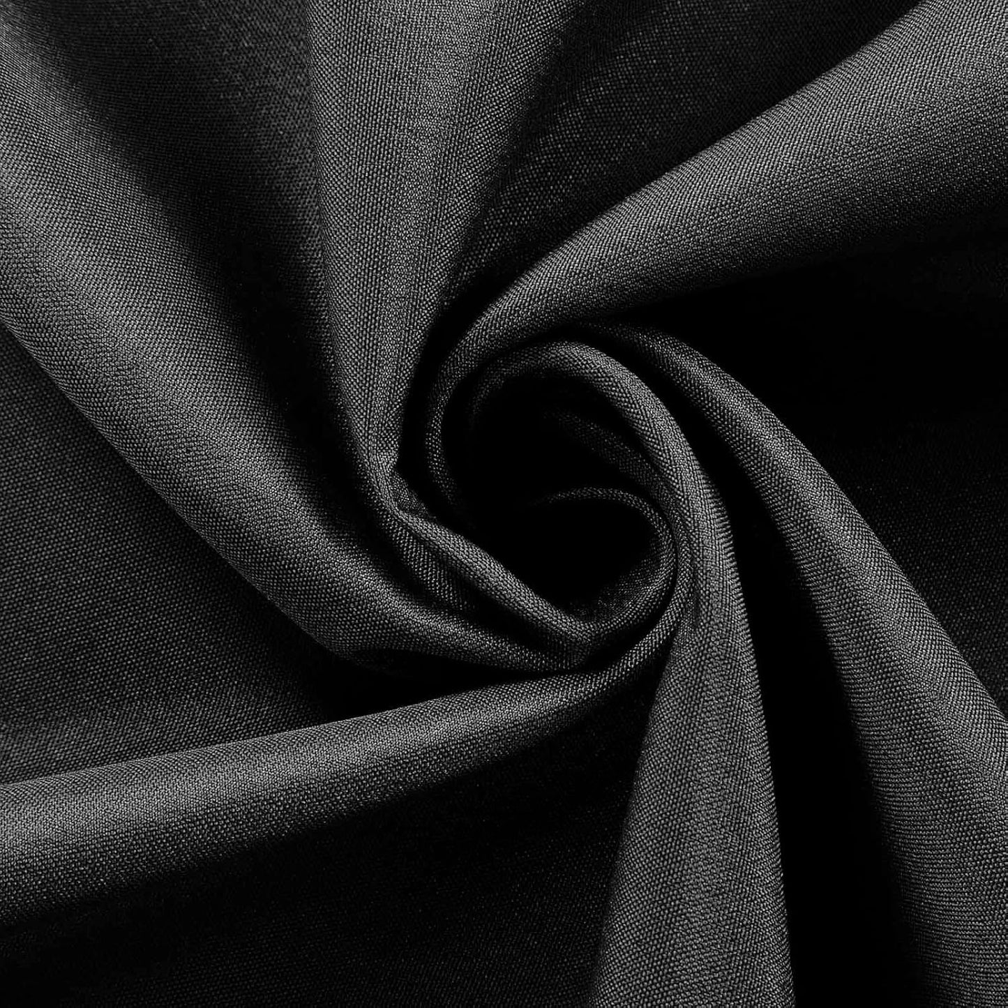 Efavormart 54x54 Black Wholesale Linens Seamless Polyester Square Linen Tablecloth for Wedding Banquet Party Restaurant