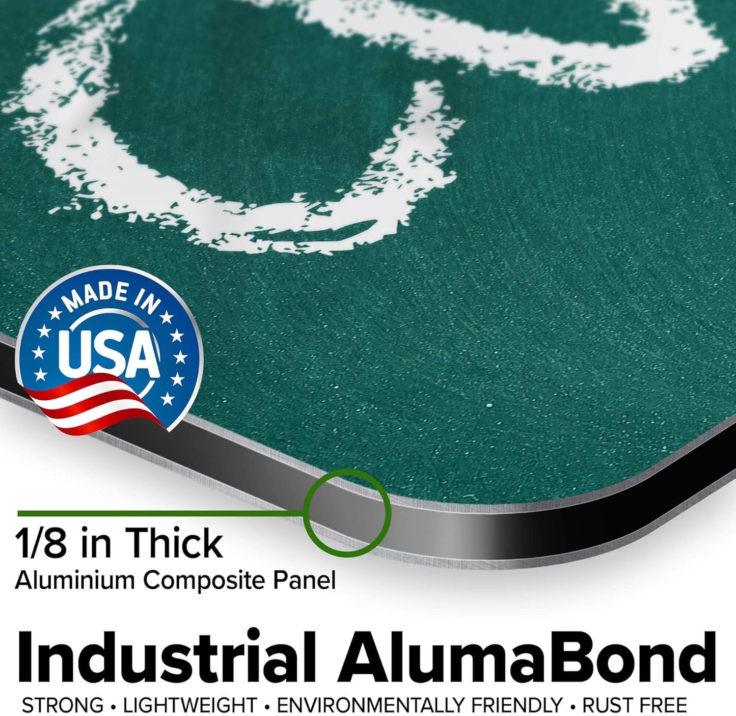 Custom Sign, Custom Street Sign, 11 Font Colors, 13 Font Styles, 4 Hole Options, 22 Sizes, 12x48 Inches, Rust Free DiBound, Fade Resistant, Made in USA by My Sign Center (Chalkboard Green)