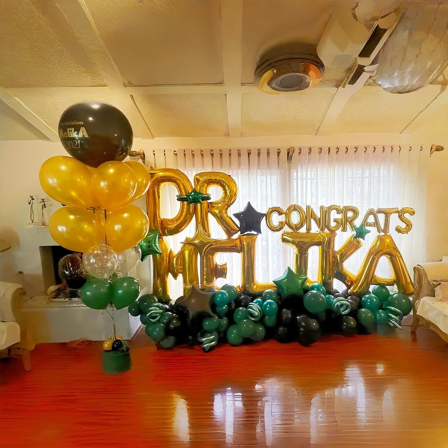 40 Inch Foil Letter Balloon, Giant Alphabet G Customize Balloon, Large Self Inflating Gold Decor for Women Birthday Party Decoration Supplies