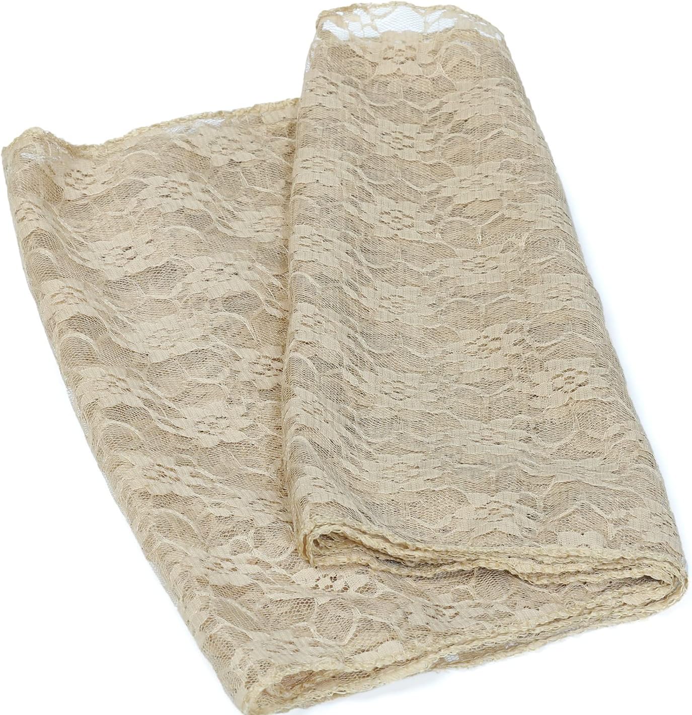 MDS Pack of 12 Wedding 12 x 108 inches Satin Table Runner for Wedding, Decorations for Birthday Parties, Banquets, Graduations, Engagements, Runners fit Rectangle, Round Table- Champagne Gold