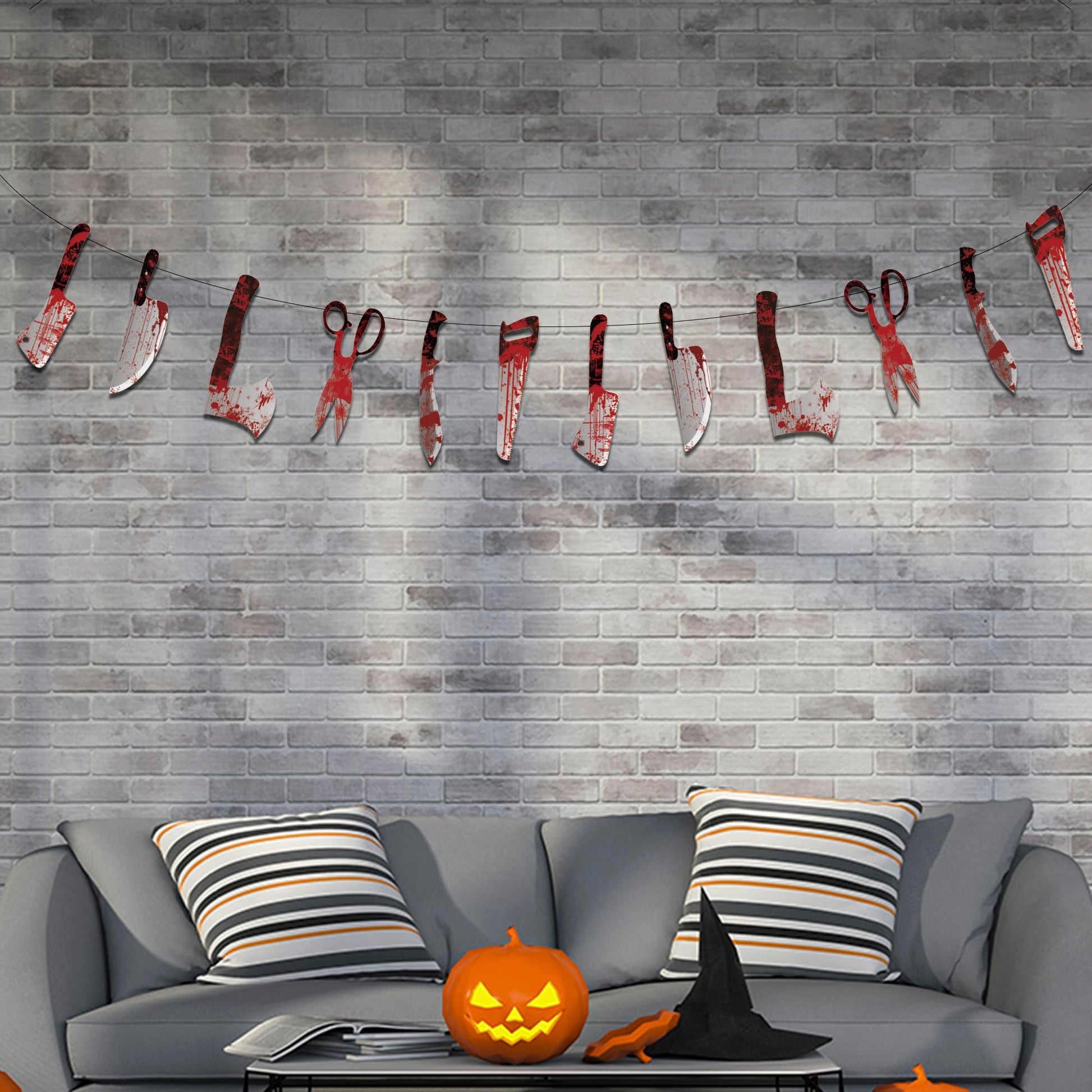 OHOME Halloween Party Decorations - 12 Pack Trunk or Treat Banner | Halloween Decorations for