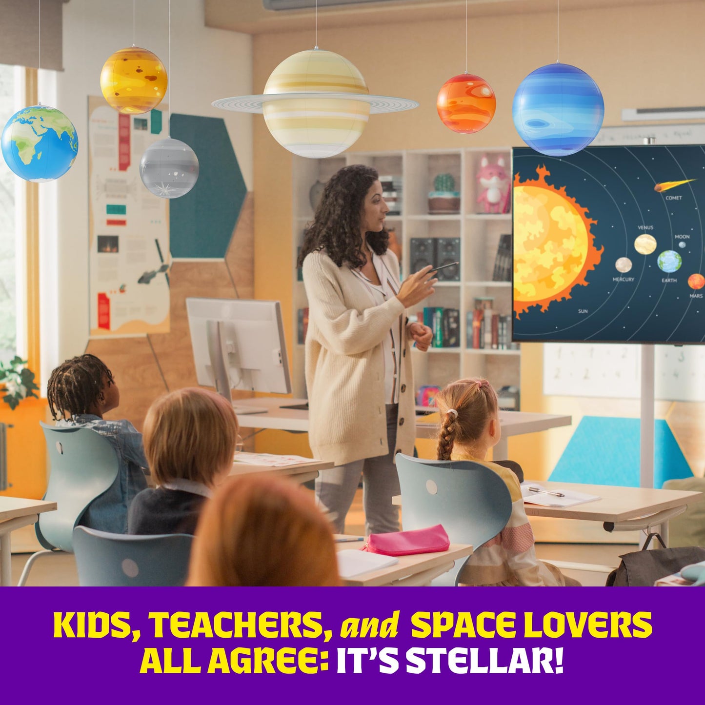 Inflatable Solar System Planets for Kids - Science Toys - Astronomy Gifts