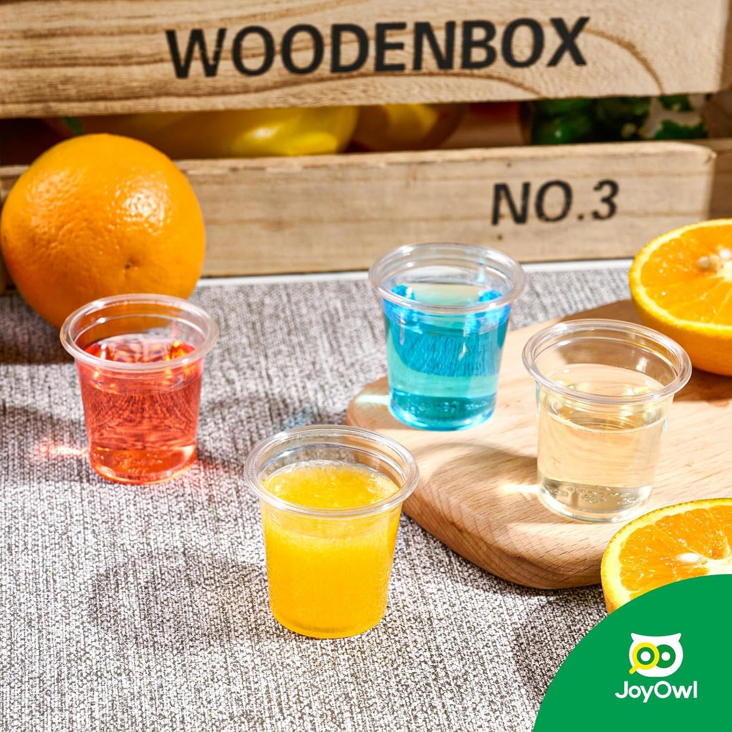 600 pack 1 OZ Plastic Shot Glasses, Mini Disposable Shot Cups for Party, Events, Whiskey and Wine Tasting