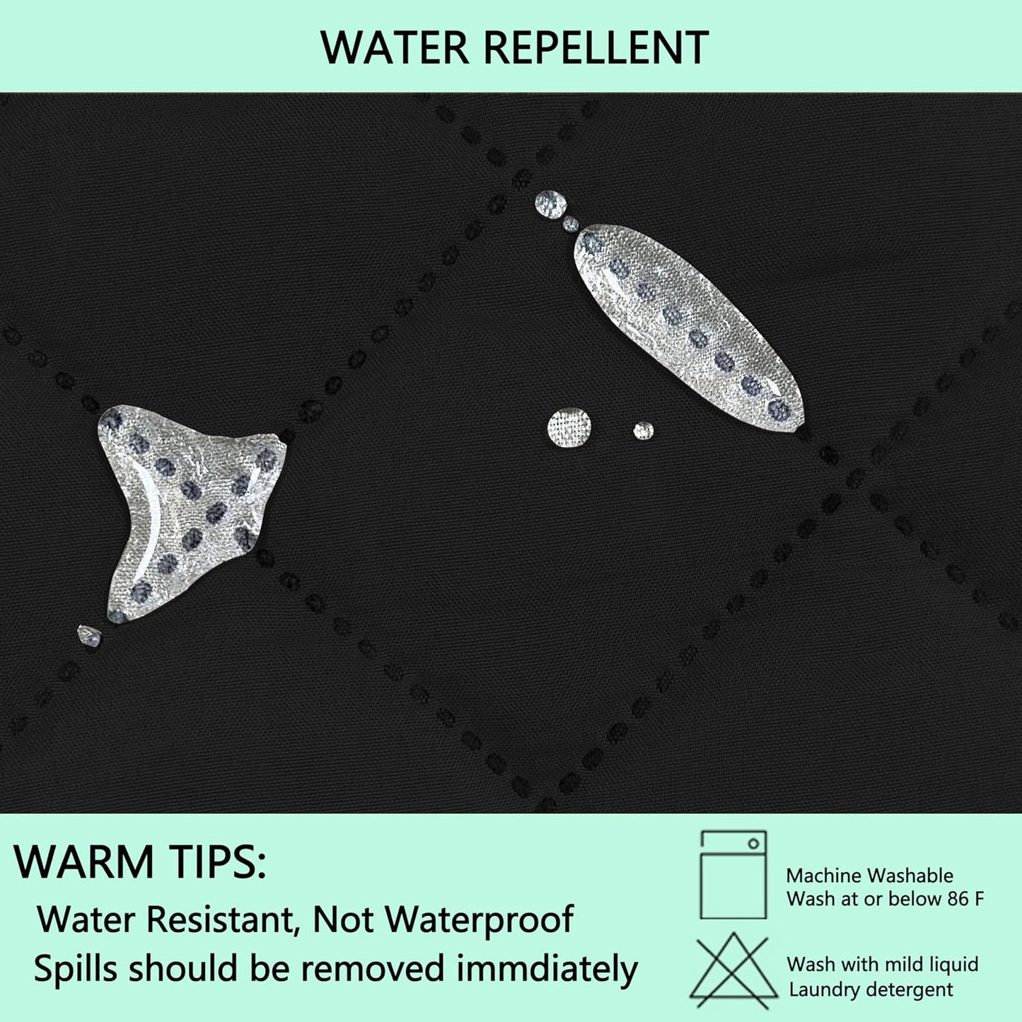 Reversible 4 Seater Sofa Cover 91 Inch Large Couch Cover Furniture Protector(Sofa XX-Large,Black/Grey)