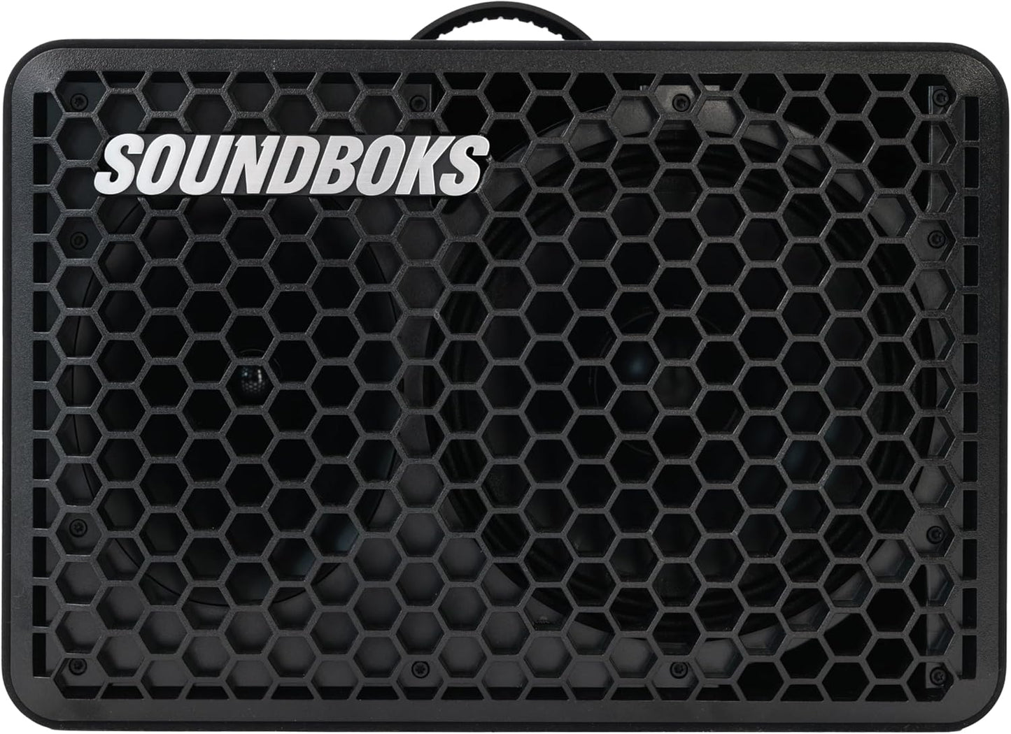 SOUNDBOKS Go - Portable Bluetooth Speaker - USB-C Charging Battery - Compact Performance Speaker for On The Go - Splash and Shockproof - 40 Hours Battery Life - 121 dB (Black)