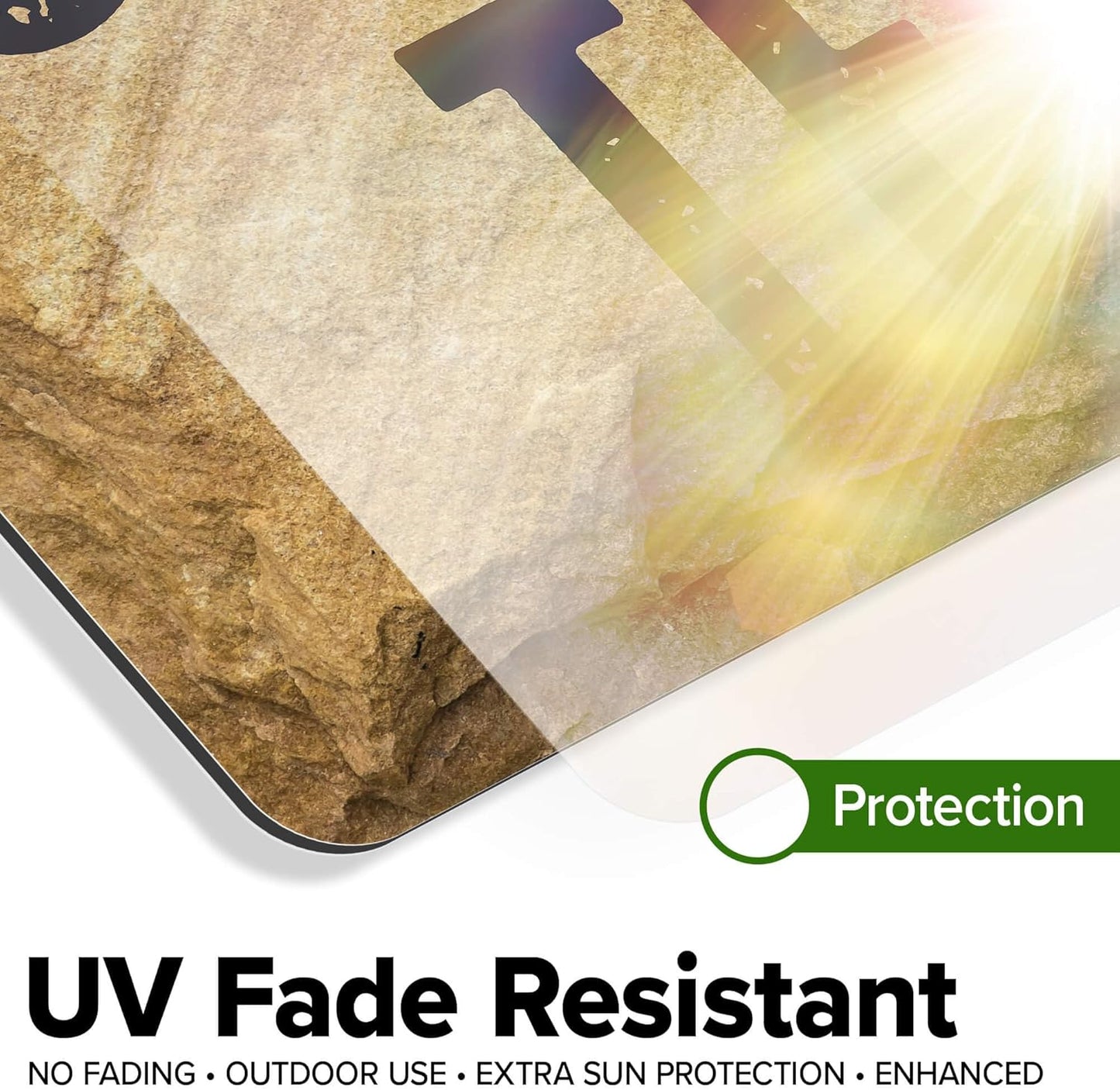 Custom Sign, Custom Street Sign, 11 Font Colors, 13 Font Styles, 4 Hole Options, 22 Sizes, 12x18 Inches, Rust Free DiBound, Fade Resistant, Made in USA by My Sign Center (Stone)