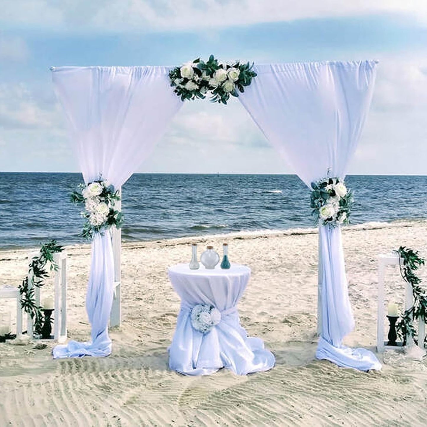 CHENGXINWENHUA Unity Sand Ceremony Set for Wedding Handmade Decorative Jars (4vase)