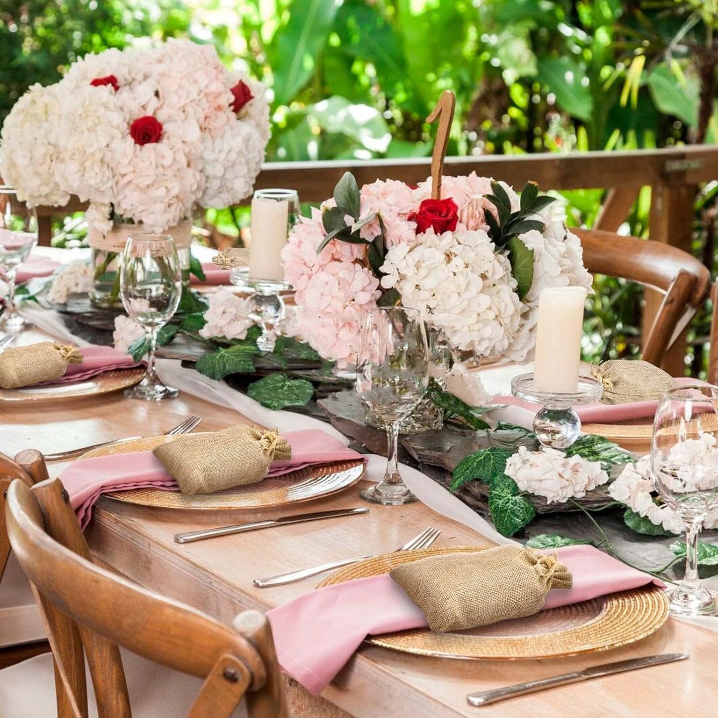 Jutieuo 25pcs Small Burlap Bags with Drawstring - 4x6 Inch Reusable Premium Linen Sacks Bags with Tag and String, Mini Gift Bag for Wedding Party Favor, Jewelry Pouches, Coffee, DIY Craft