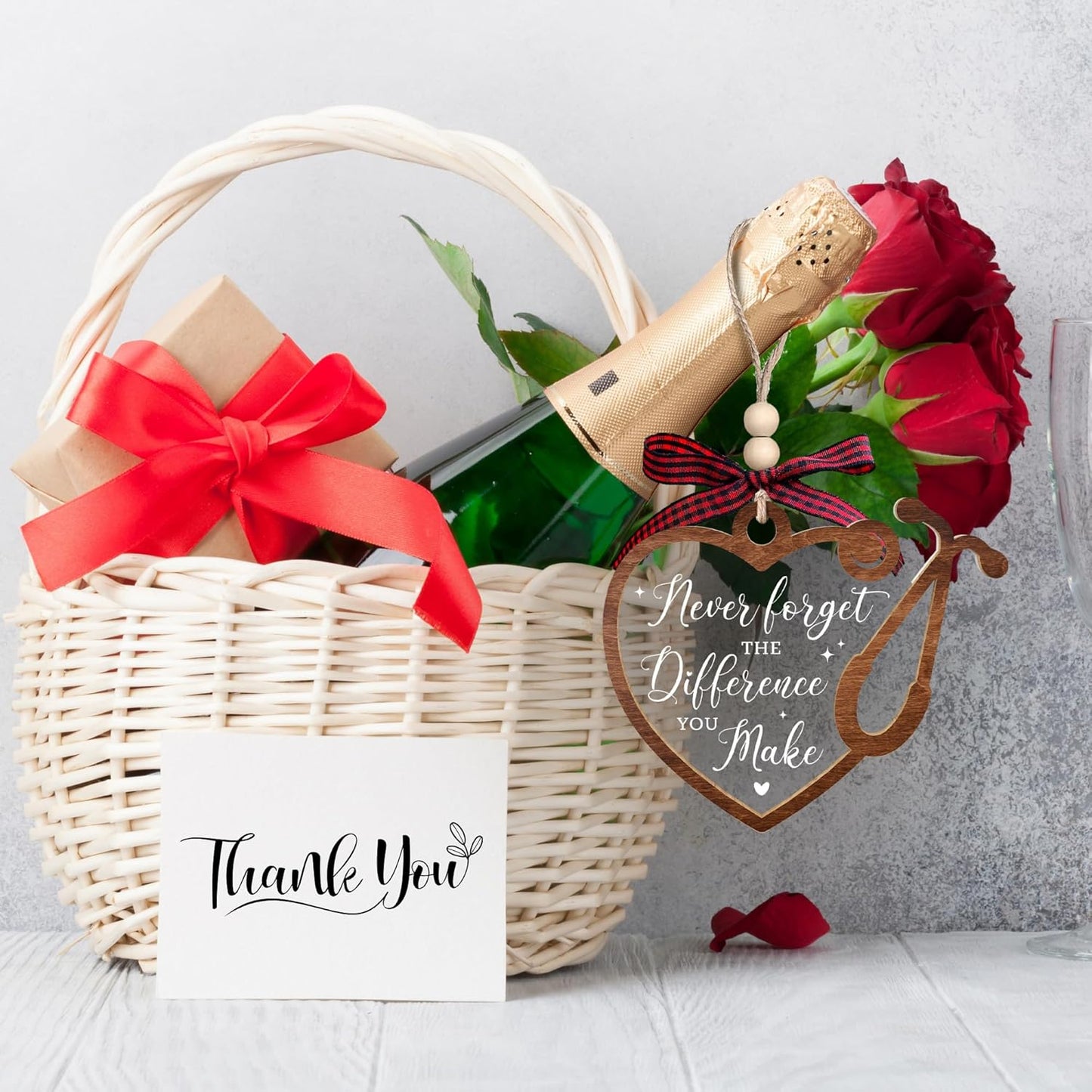 Pawzity Nurse Gifts for Women - Nurses Week Gifts - Nurse Christmas Ornament - Nurses RN Gift for Women - Birthday, Appreciation, Graduation, Thank You Nursing Gift Ideas - Wood & Acrylic Ornament