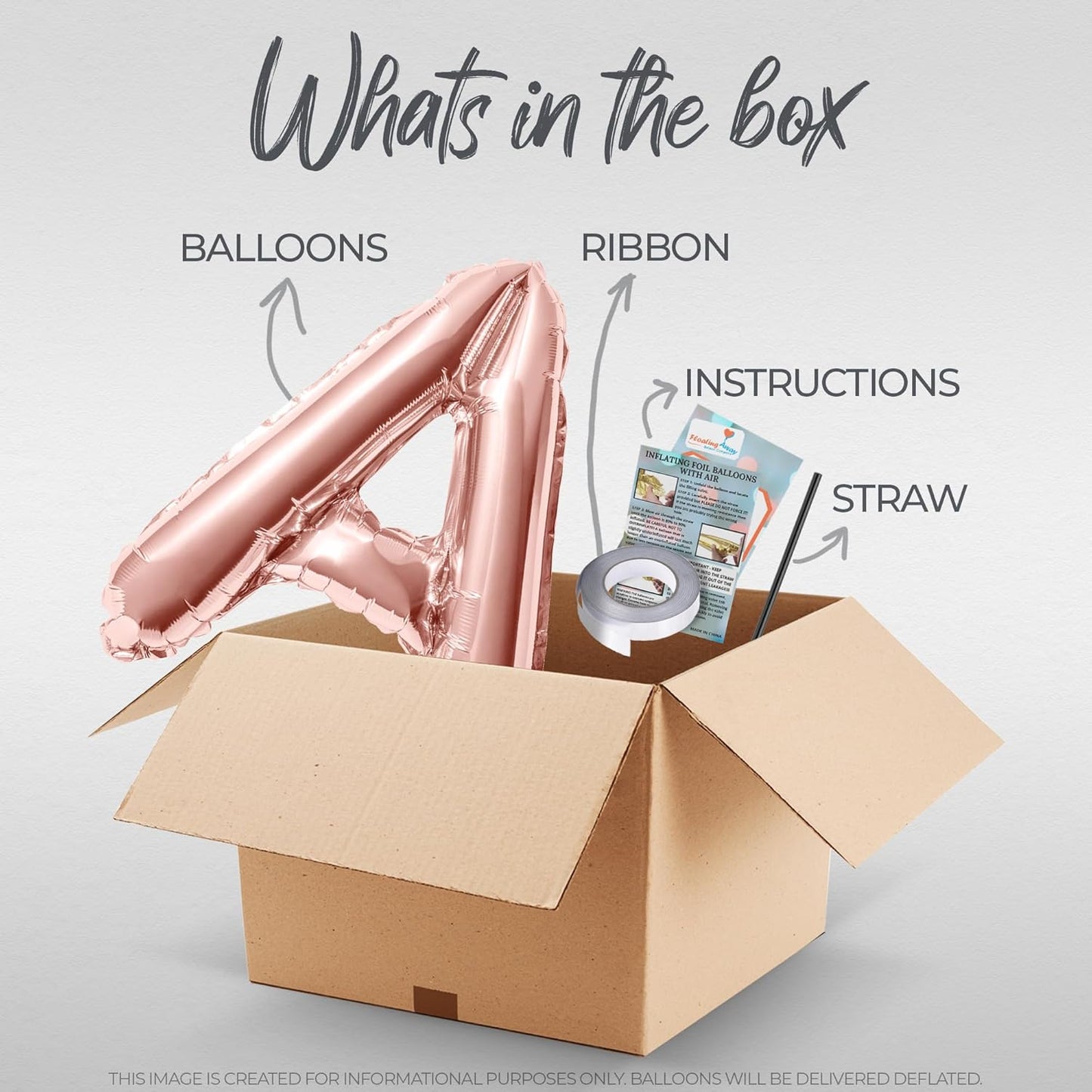 Letter Balloons - LETS GO GIRLS 16" Inch Alphabet Letters Foil Mylar Balloon Bachelorette or Hen Party Banner (Rose Gold)