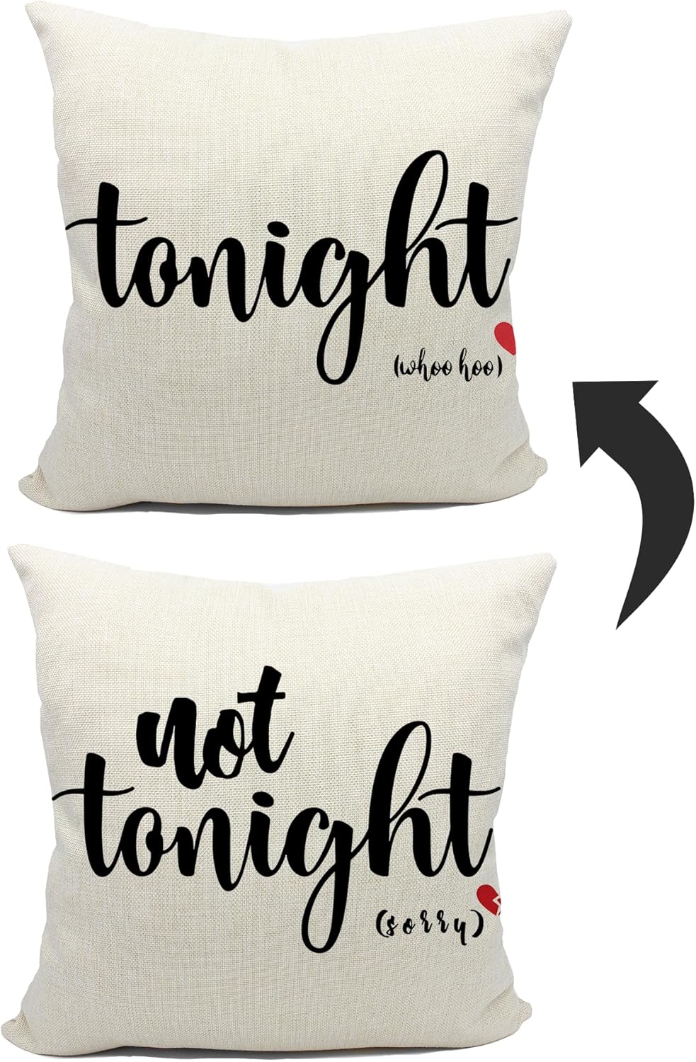 Bridal Shower Reversible Black Soft Pillow Cover, Wedding Anniversary Bridal Shower Gifts, Gift for Couples, Anniversary, Wedding, Engagement, 18 x 18 Inch Cushion Case for Bed Room Home Decor (white)