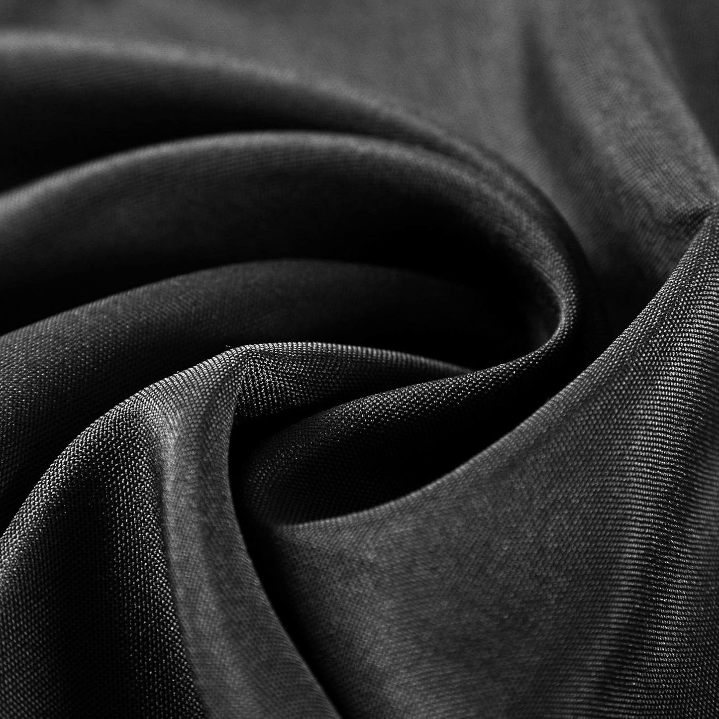 Cloth Napkins 20x20 inch Washable Polyester Dinner Napkins Soft Table Napkins for Wedding Party Dining Banquet(Black,12PCS)