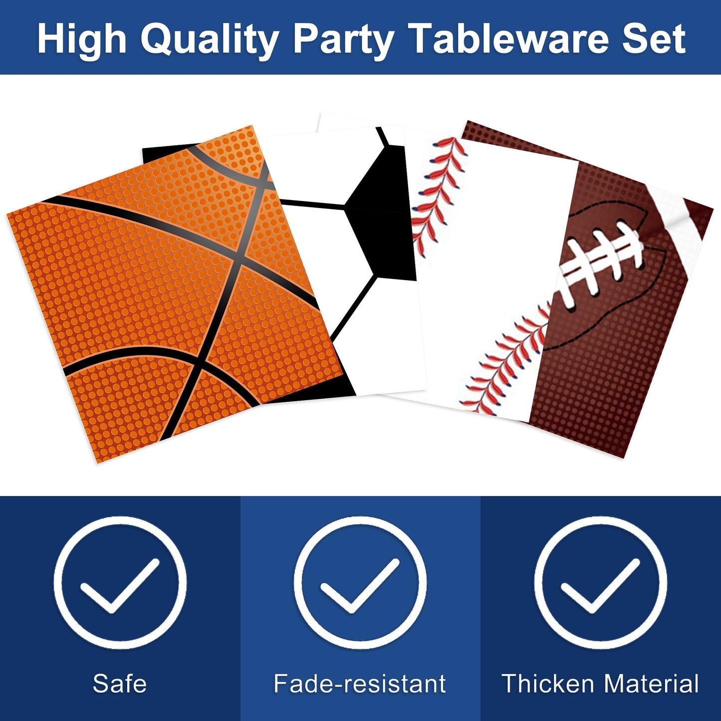 Sports Birthday Party Decorations 80Pcs Sports Party Supplies