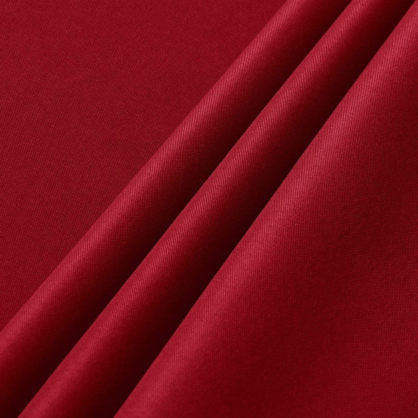 sancua 2 Pack Red Tablecloth 60 x 102 Inch, Rectangle 6 Feet Table Cloth - Stain and Wrinkle Resistant Washable Polyester Table Cover for Dining Tables, Buffet Parties and Camping
