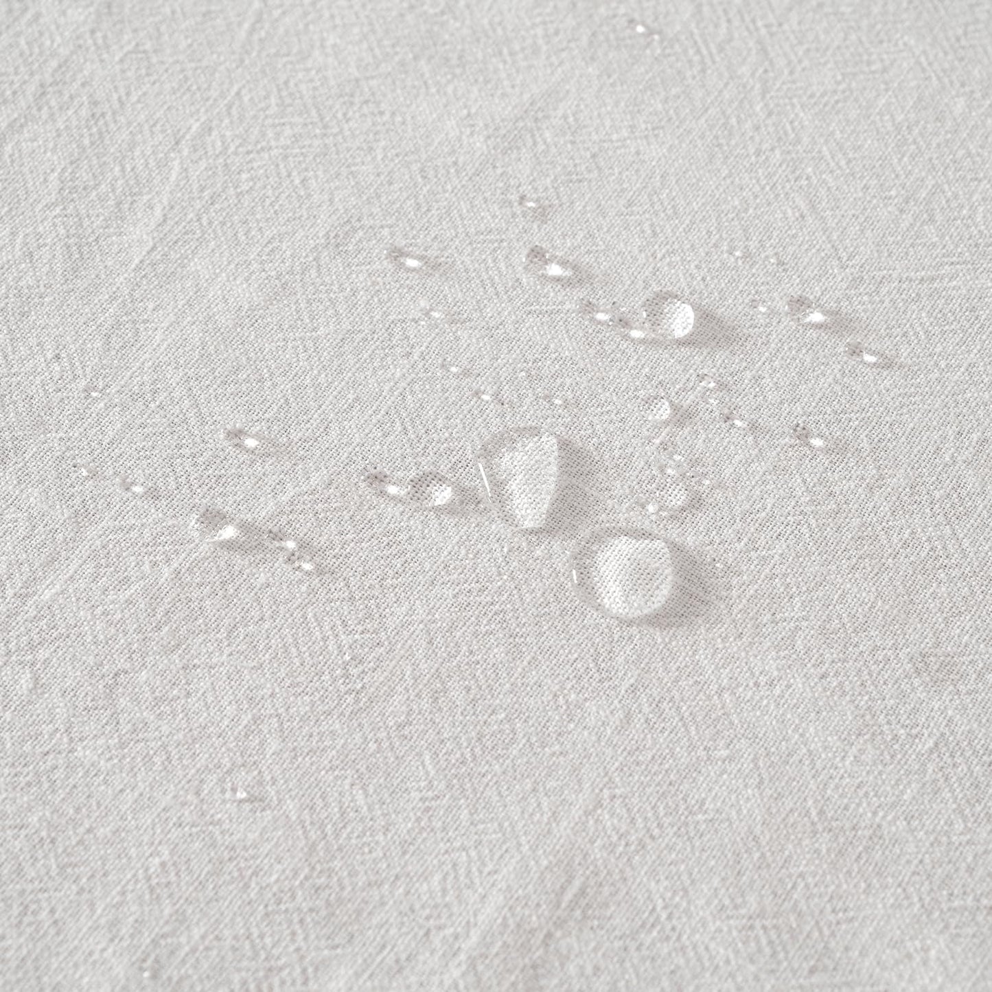 MIULEE White Linen Cotton Blend Tablecloth Rectangle, Luxury Waterproof Stain Resistant Durable Farmhouse Oblong Table Cloth for Dining Party Christmas Weddings Birthday Picnic Events, 52 x 70 inch