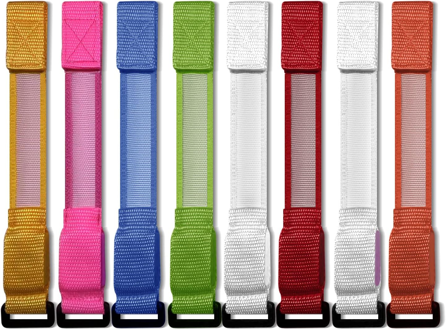 M.best 8pcs LED Light Up Bracelets Glow Flashing Wristbands Glow in The Dark Party Supplies for Wedding, Raves, Concert, Camping,Sporting Events, Party