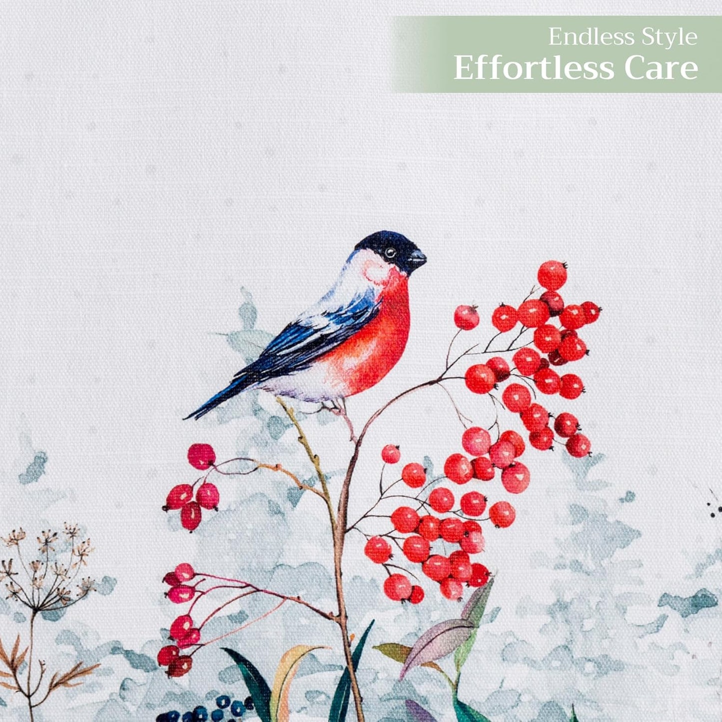 Maison d' Hermine Table Runner 100% Cotton Double Layer Table Runners 108 inches Long Decorative for Home Kitchen Dining Party Baby Shower Wedding Bridal Shower (Morzine, 14.50" x 108")