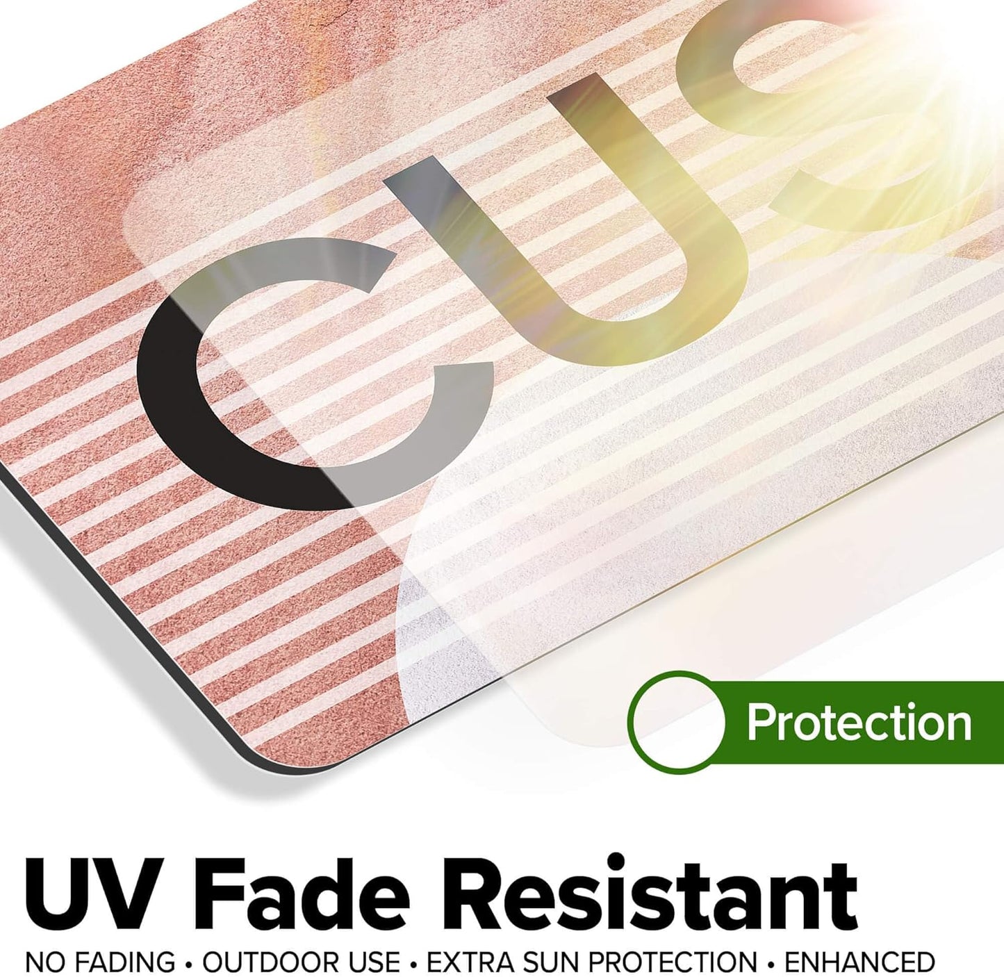 Custom Sign, Custom Street Sign, 11 Font Colors, 13 Font Styles, 4 Hole Options, 22 Sizes, 6x24 Inches, Rust Free DiBound, Fade Resistant, Made in USA by My Sign Center (Mid-Century Modern 1)