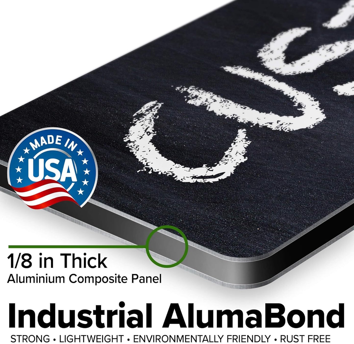 Custom Sign, Custom Street Sign, 11 Font Colors, 13 Font Styles, 4 Hole Options, 22 Sizes, 6x24 Inches, Rust Free DiBound, Fade Resistant, Made in USA by My Sign Center (Chalkboard Black)