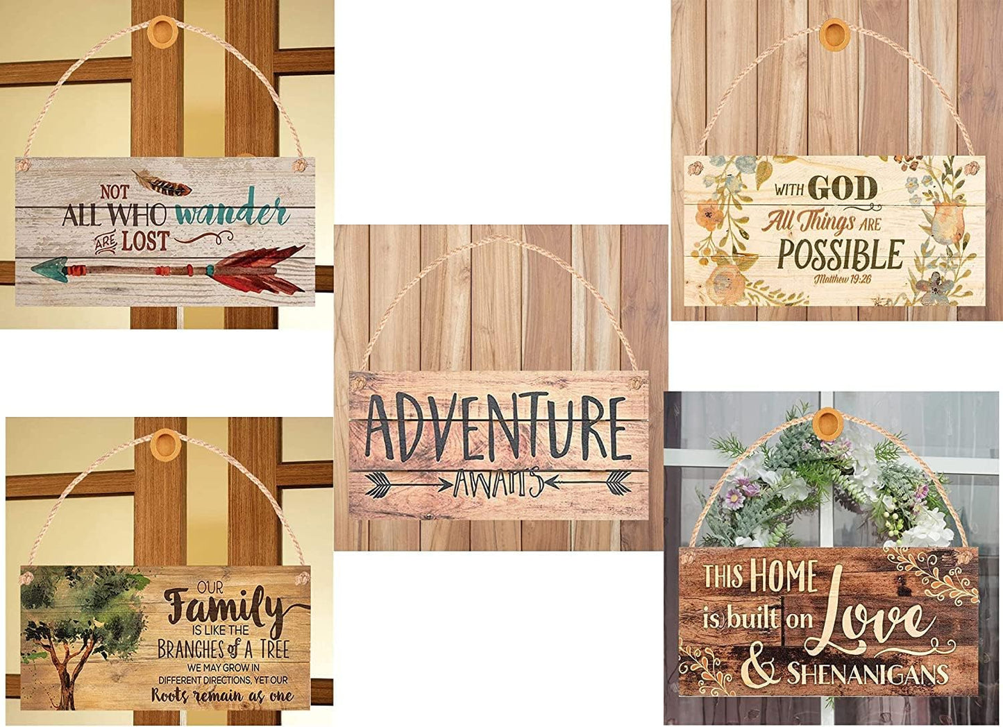 Rustic Wooden Signs for Girl Gamer Bedroom - Novelty Door Sign, Wall Art Decor for Kitchen, Cafe, Pub - Gamer Gifts for Women Birthday - 6x12 Inch