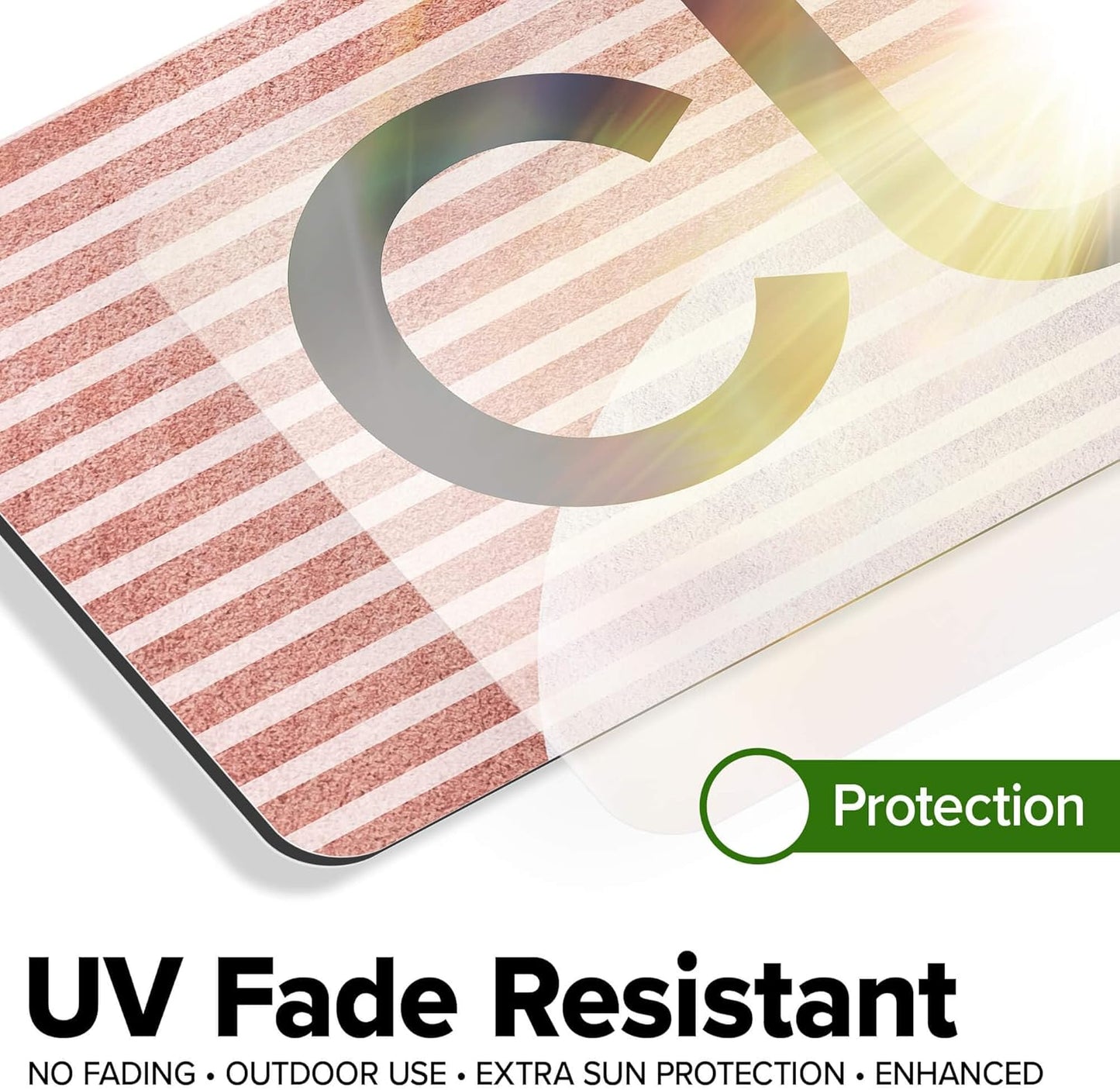 Custom Sign, Custom Street Sign, 11 Font Colors, 13 Font Styles, 4 Hole Options, 22 Sizes, 6x36 Inches, Rust Free DiBound, Fade Resistant, Made in USA by My Sign Center (Mid-Century Modern 1)