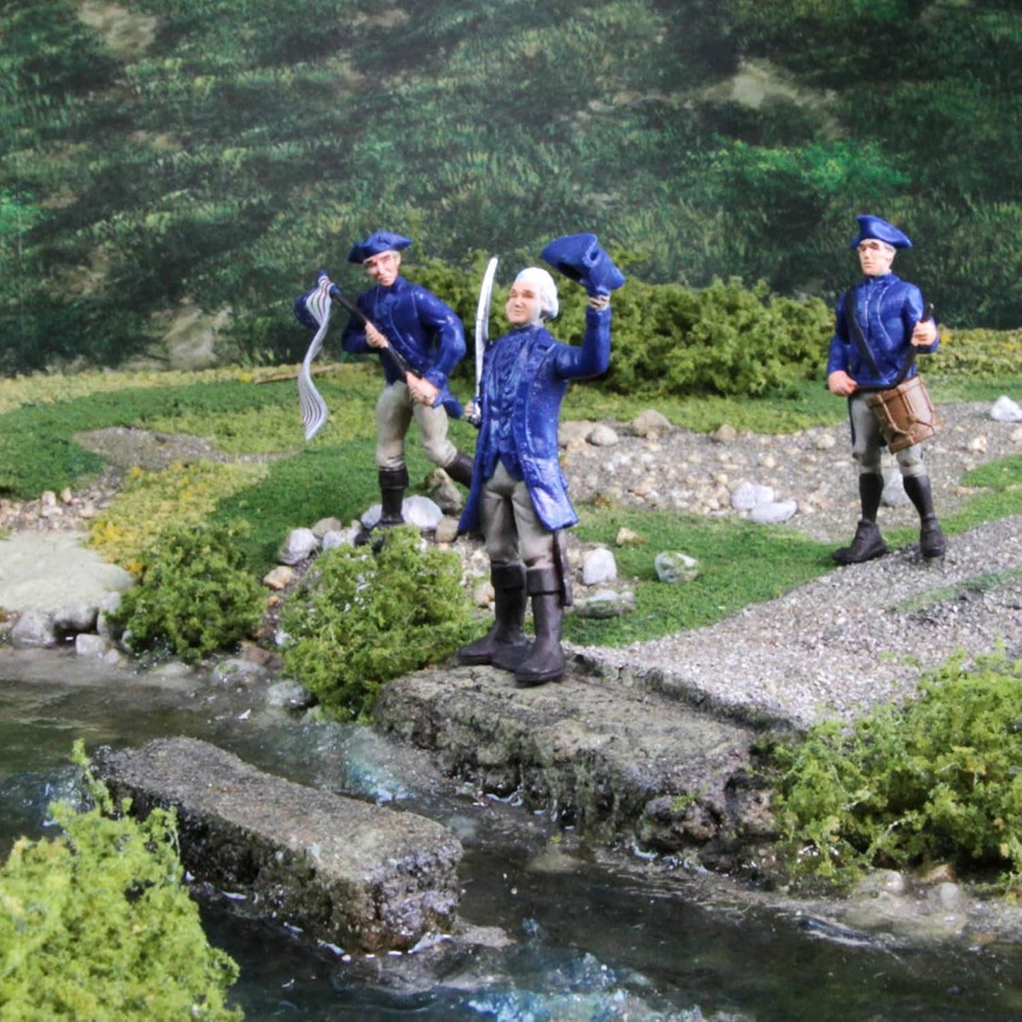 Safari Ltd. Continental Army Designer TOOB - Miniature Revolutionary War Figurines - Educational Toy Set for Boys, Girls, and Kids Ages 3+