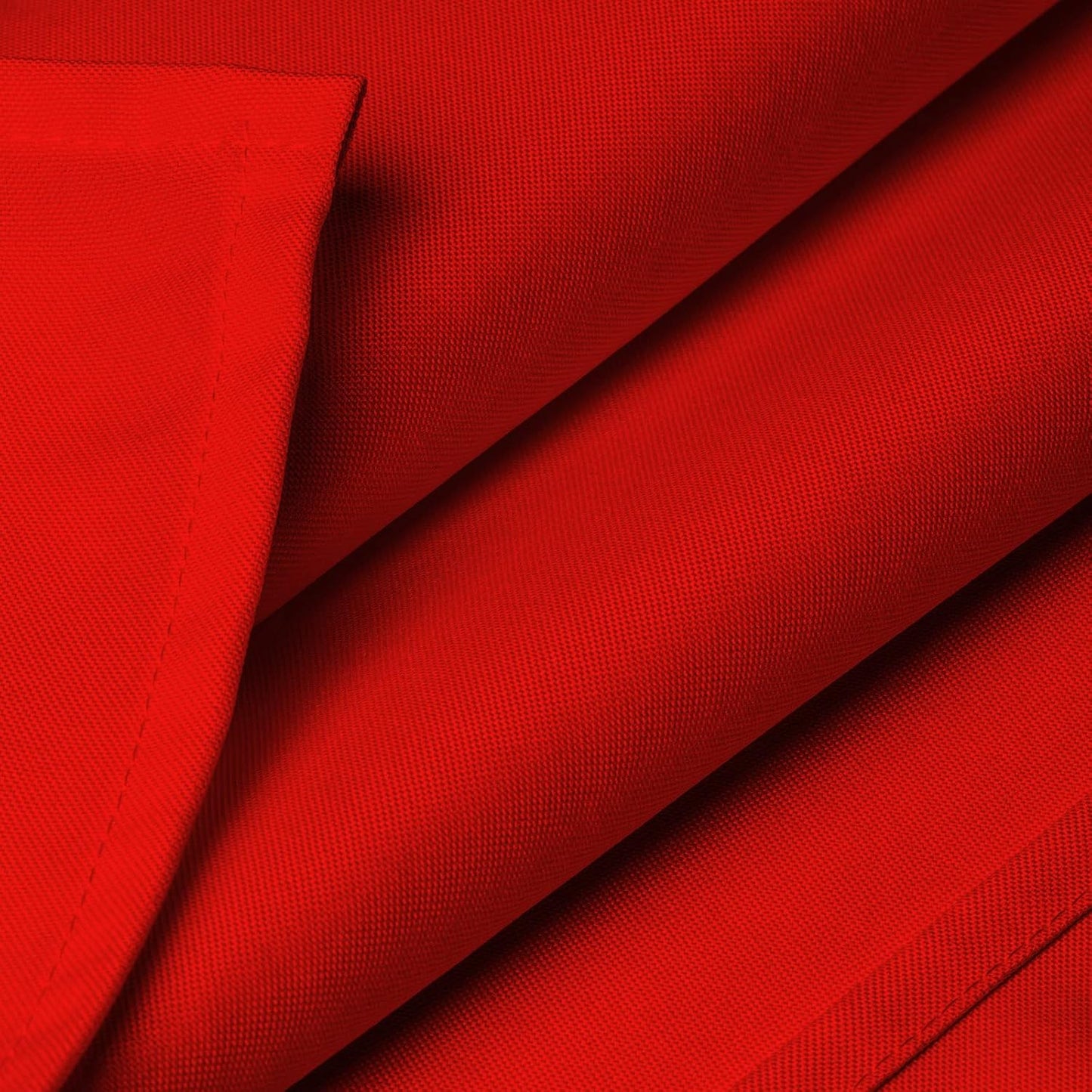 Lann's Linens - 10 Premium 70" x 120" Tablecloths for Wedding/Banquet/Restaurant - Rectangular Polyester Fabric Table Cloth - Red