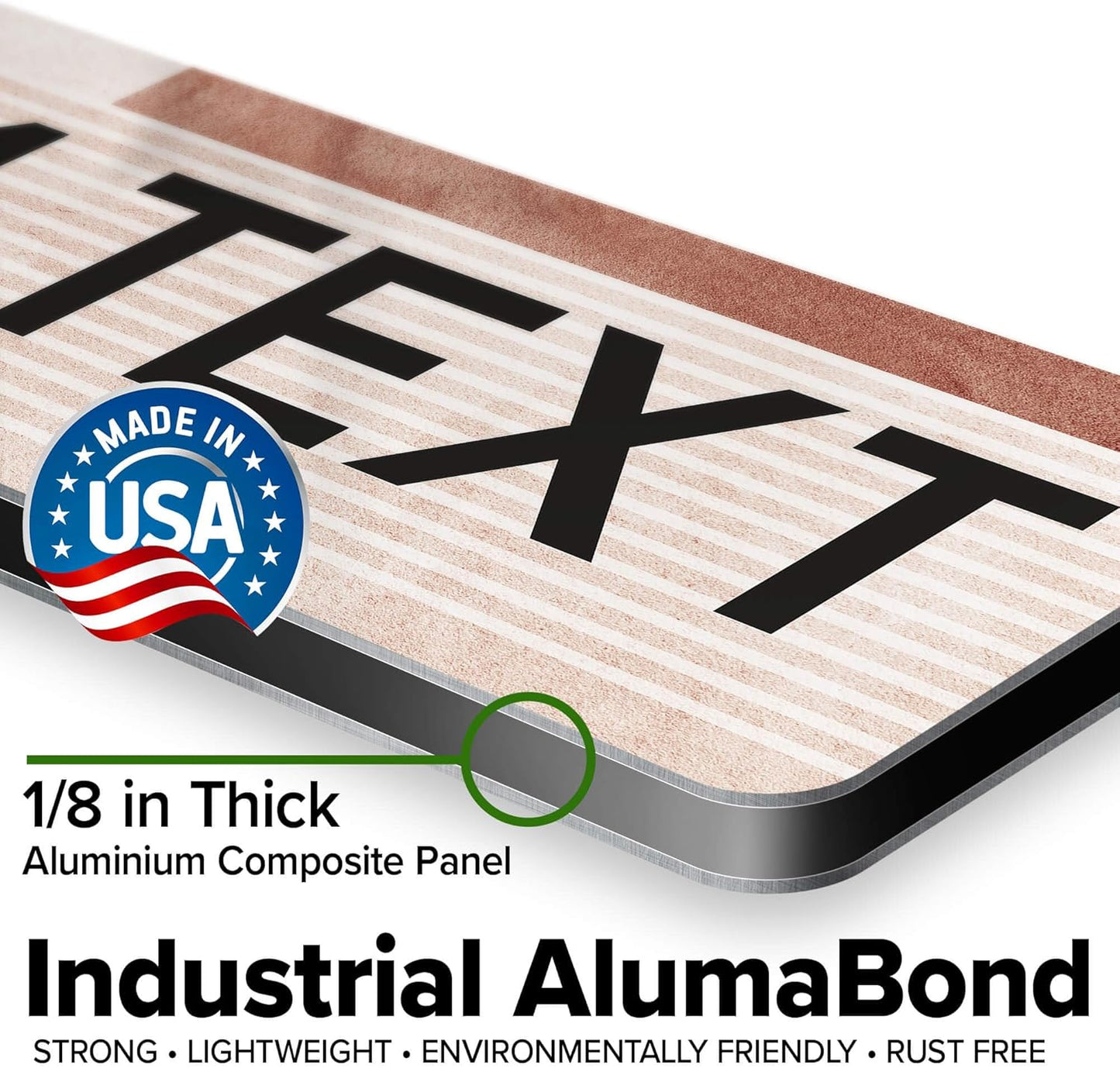 Custom Sign, Custom Street Sign, 11 Font Colors, 13 Font Styles, 4 Hole Options, 22 Sizes, 4x18 Inches, Rust Free DiBound, Fade Resistant, Made in USA by My Sign Center (Mid-Century Modern 1)