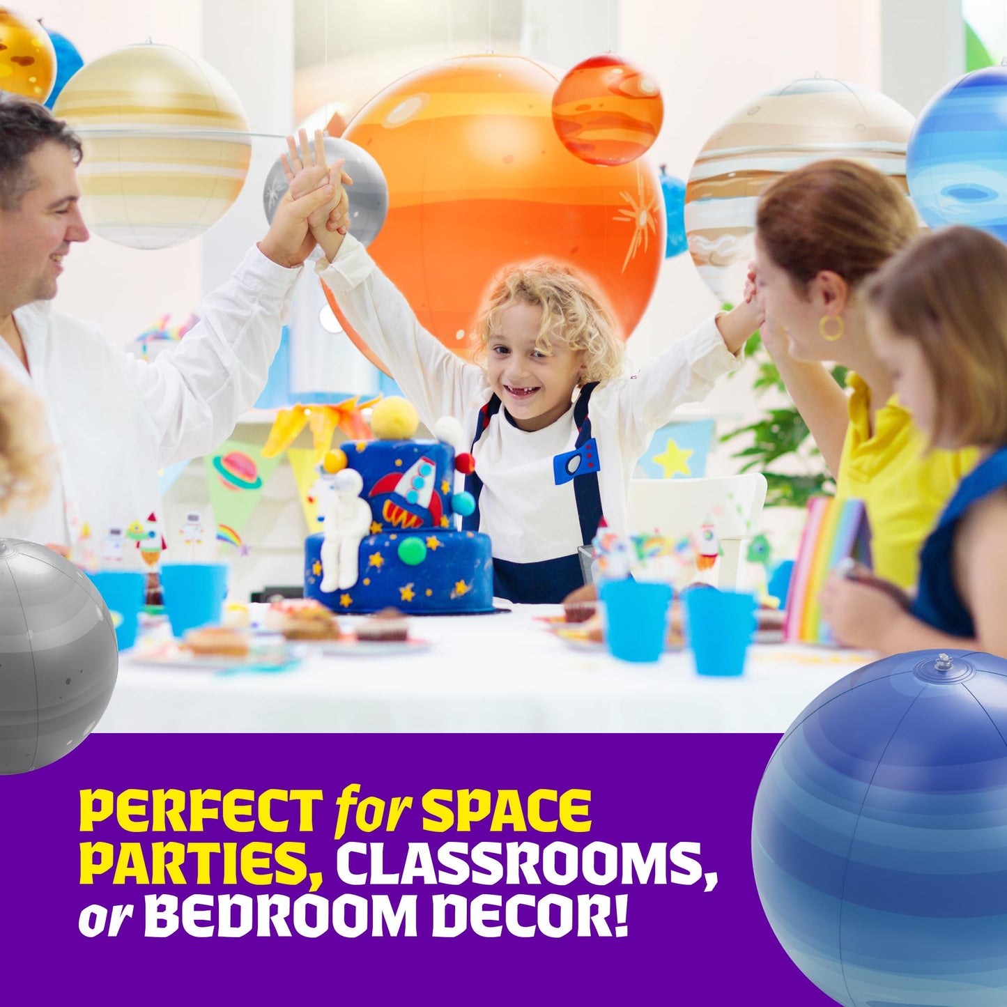 Inflatable Solar System Planets for Kids - Science Toys - Astronomy Gifts
