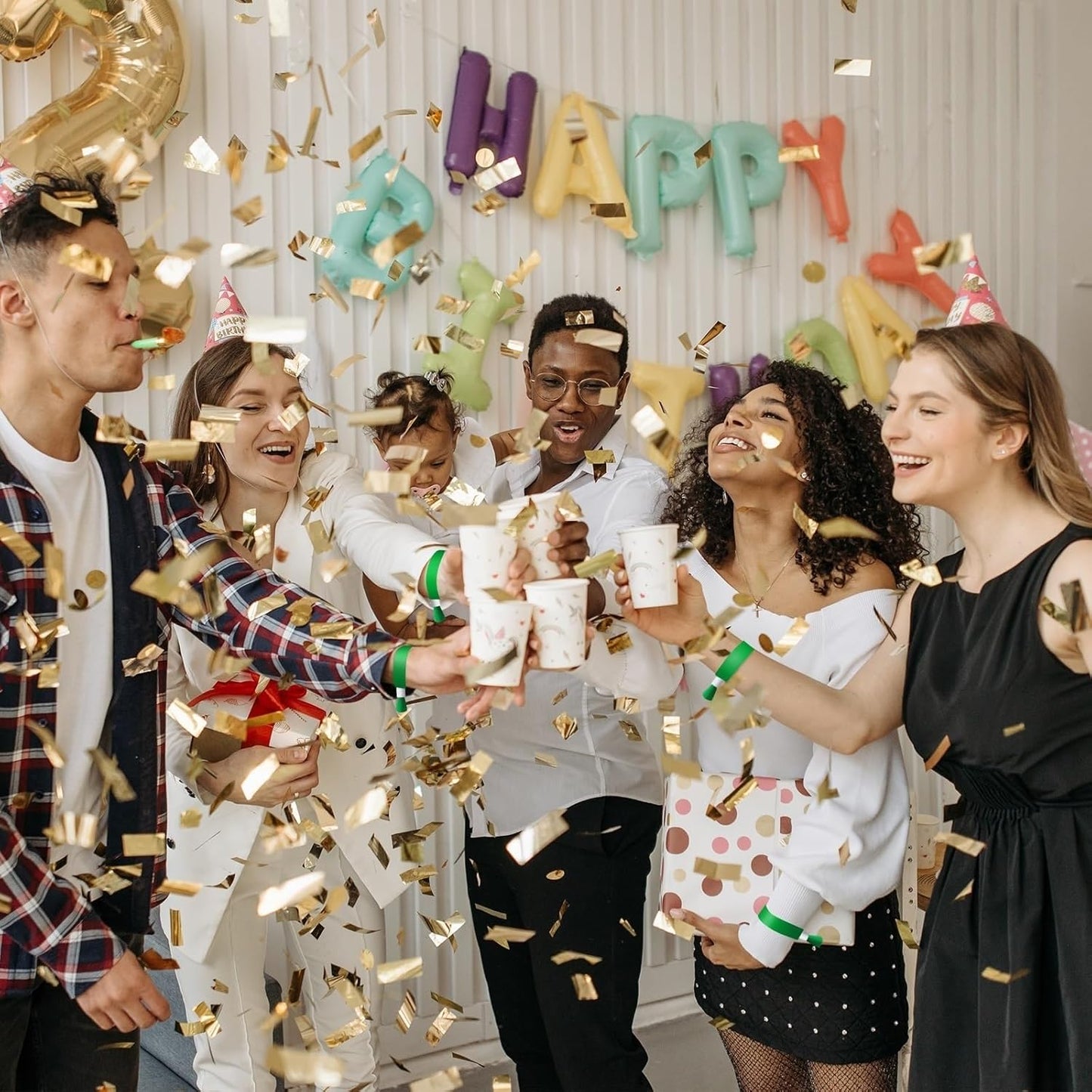 100 Pcs Cloth Event Wristbands, Event Wristbands, Colored Wrist Bands for Events, for Lightweight Concert Wrist Strap for Activities, Party Bracelets for Events (Color : Green)