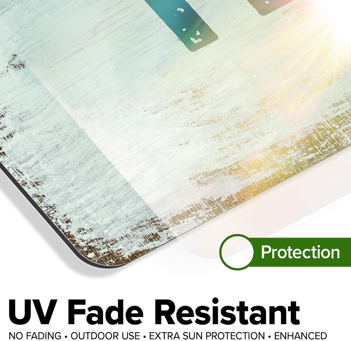 Custom Sign, Custom Street Sign, 11 Font Colors, 13 Font Styles, 4 Hole Options, 22 Sizes, 18x18 Inches, Rust Free DiBound, Fade Resistant, Made in USA by My Sign Center (Shabby Chic)