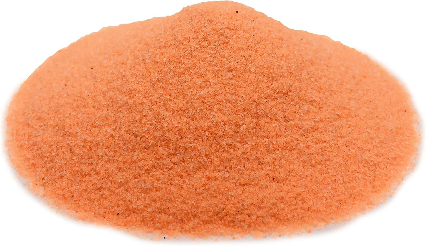 Orange Fine Colored Sand for Ritual Use, Zen Gardens, Incense Burners, Smudging Bowls, Unity Ceremonies, Mandalas, Spiritual Practices, Arts & Crafts by Alternative Imagination (1 Pound)