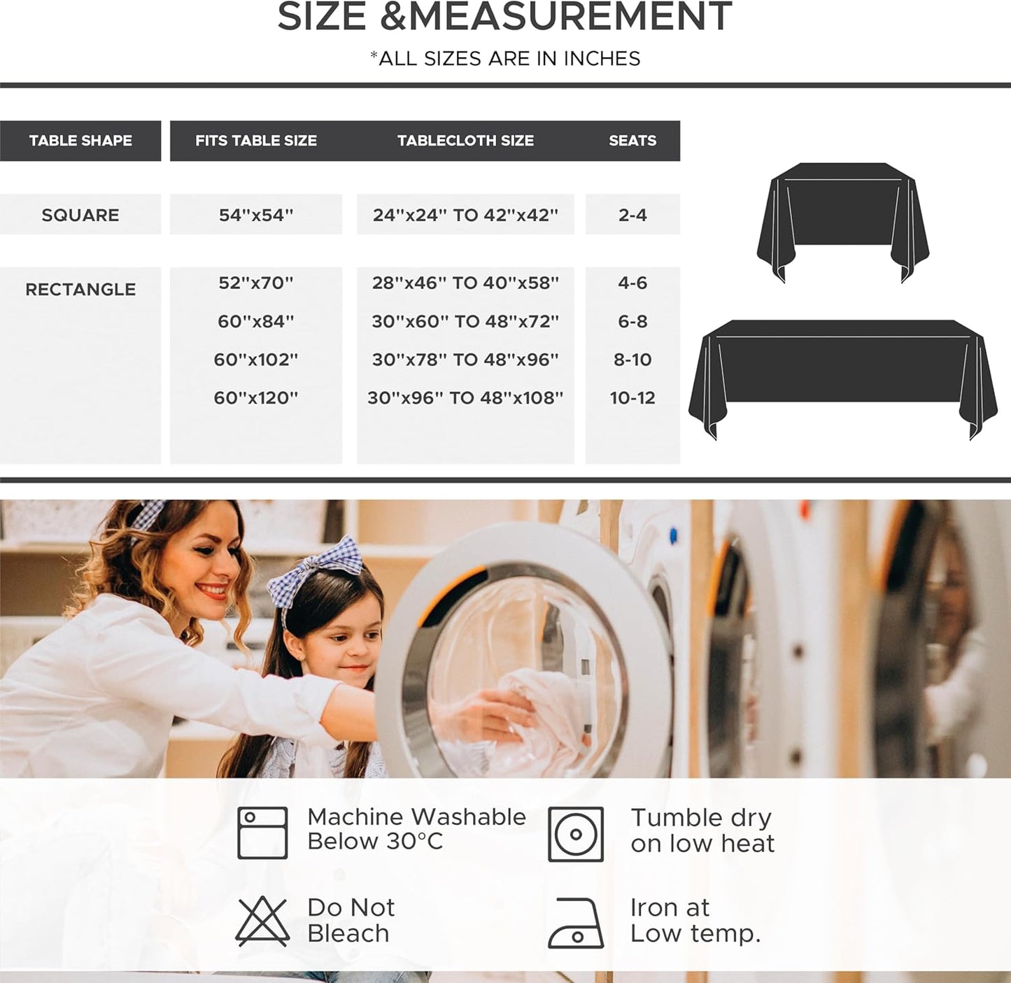 Fitable Faux Linen Tablecloths for Rectangle Tables: Water & Stain Resistant Farmhouse Table Cloth, Washable Burlap Textured Table Covers for Kitchen Dining Party(2 Pack, 60x102 Inch, Sage Green)